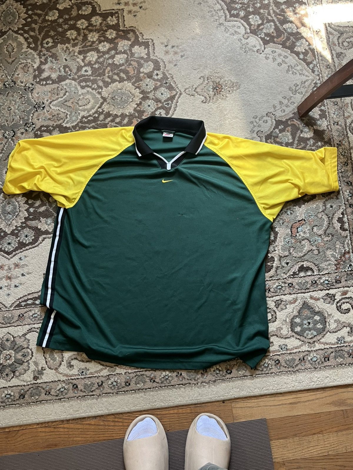 Nike Vintage Nike 00's Collared Jersey Size US XXL / EU 58 / 5 - 4 Thumbnail
