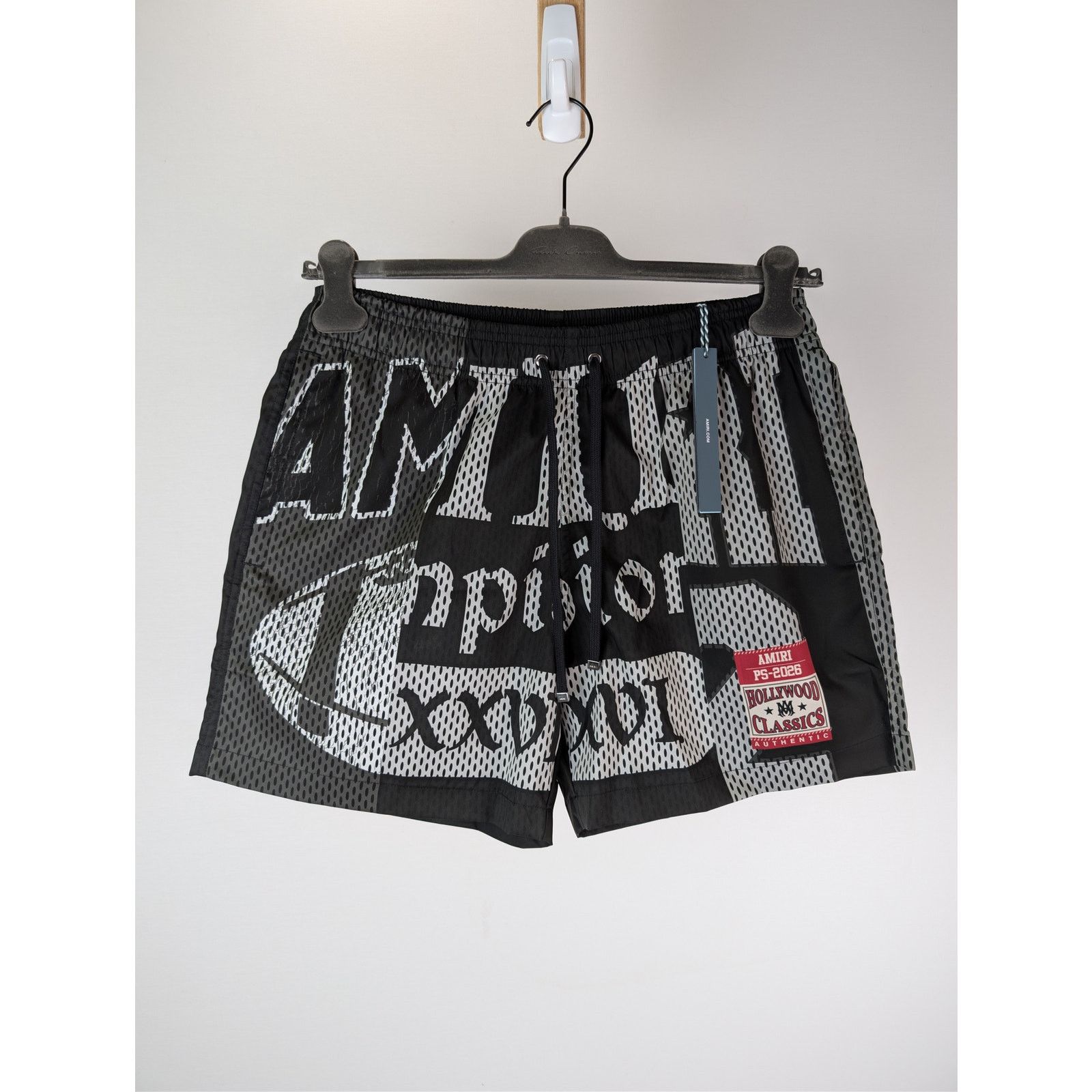 Amiri o1rshd1 Spliced Swim Trunk Shorts in Black Size US 36 / EU 52 - 2 Thumbnail