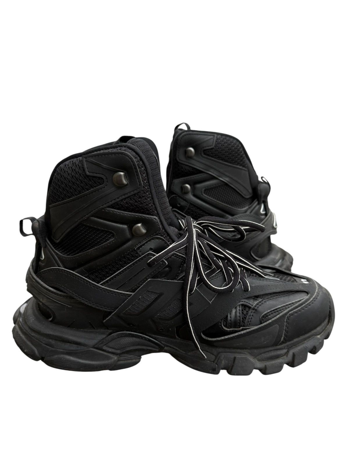 Balenciaga Balenciaga hightop black tracks Size US 10 / EU 43 - 5 Thumbnail