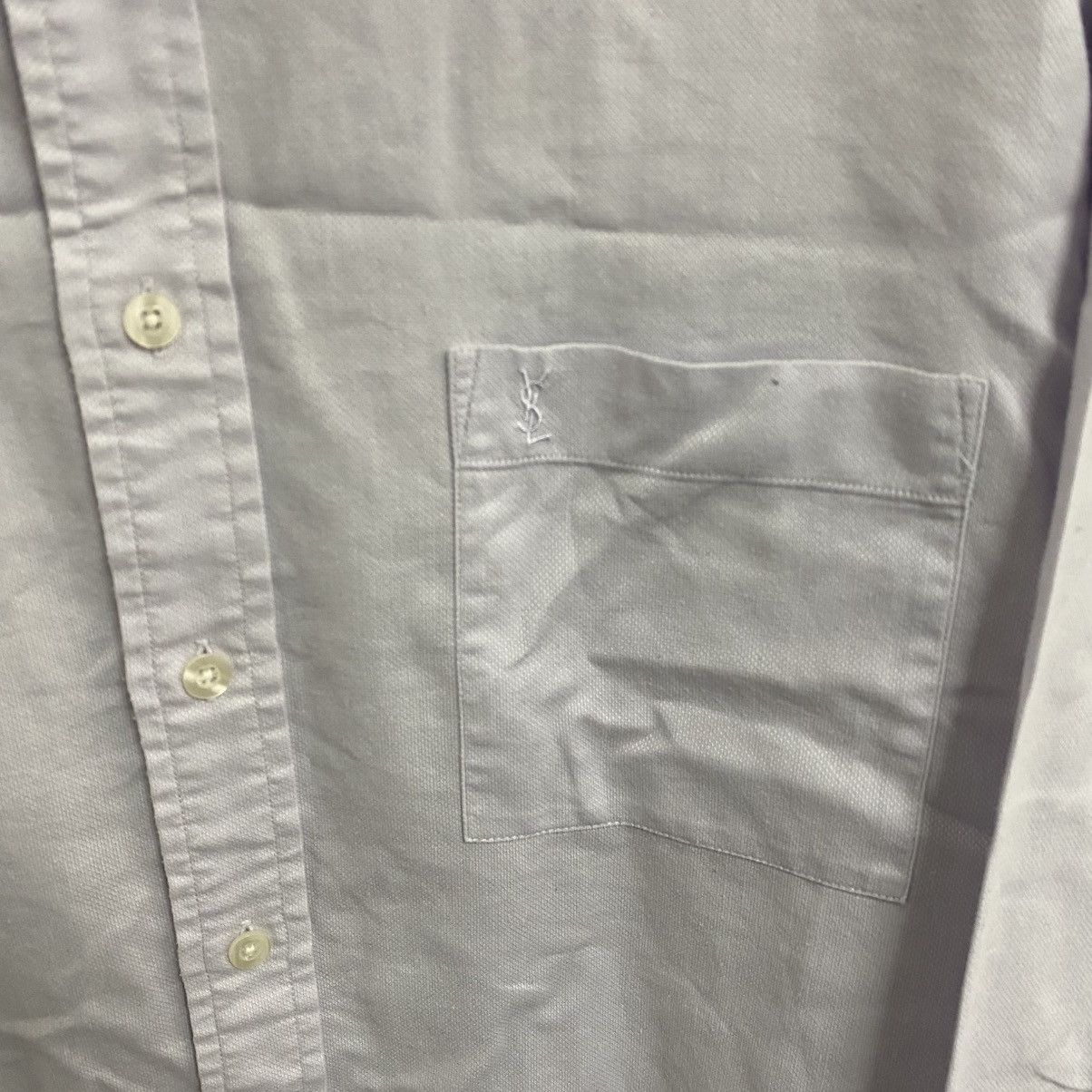 Yves Saint Laurent Vintage Yves Saint Laurent YSL Shirt Button Up Size US L / EU 52-54 / 3 - 4 Thumbnail