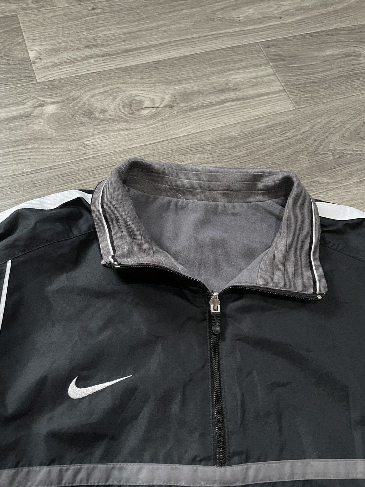 Nike Vintage Nike Nylon Reversible 2 Sides Pullover 1/3 Zip 90s Size US L / EU 52-54 / 3 - 16 Thumbnail