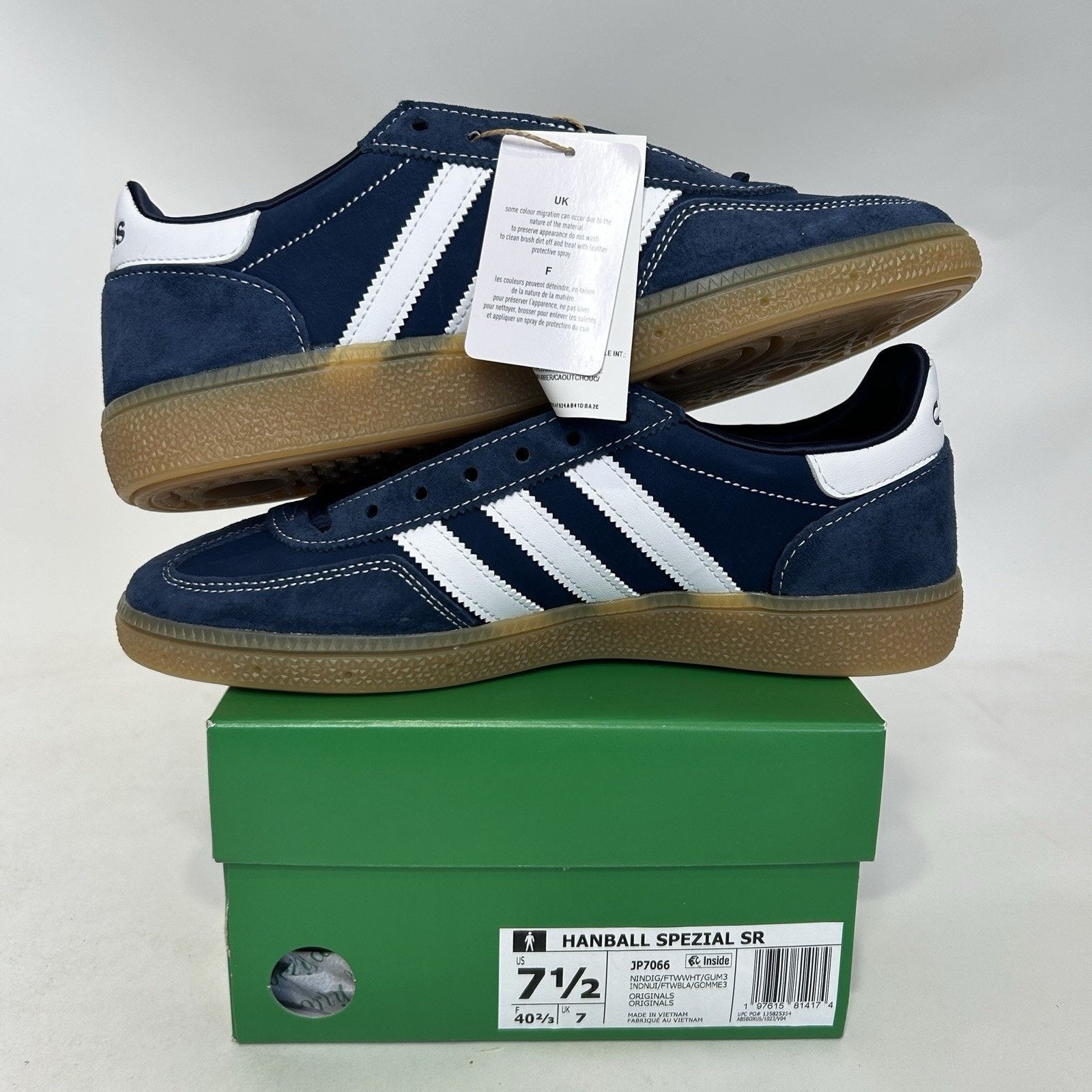 Adidas Adidas Handball Spezial X Sporty & Rich “Night Indigo” Size US 8.5 / IT 38.5 - 3 Thumbnail