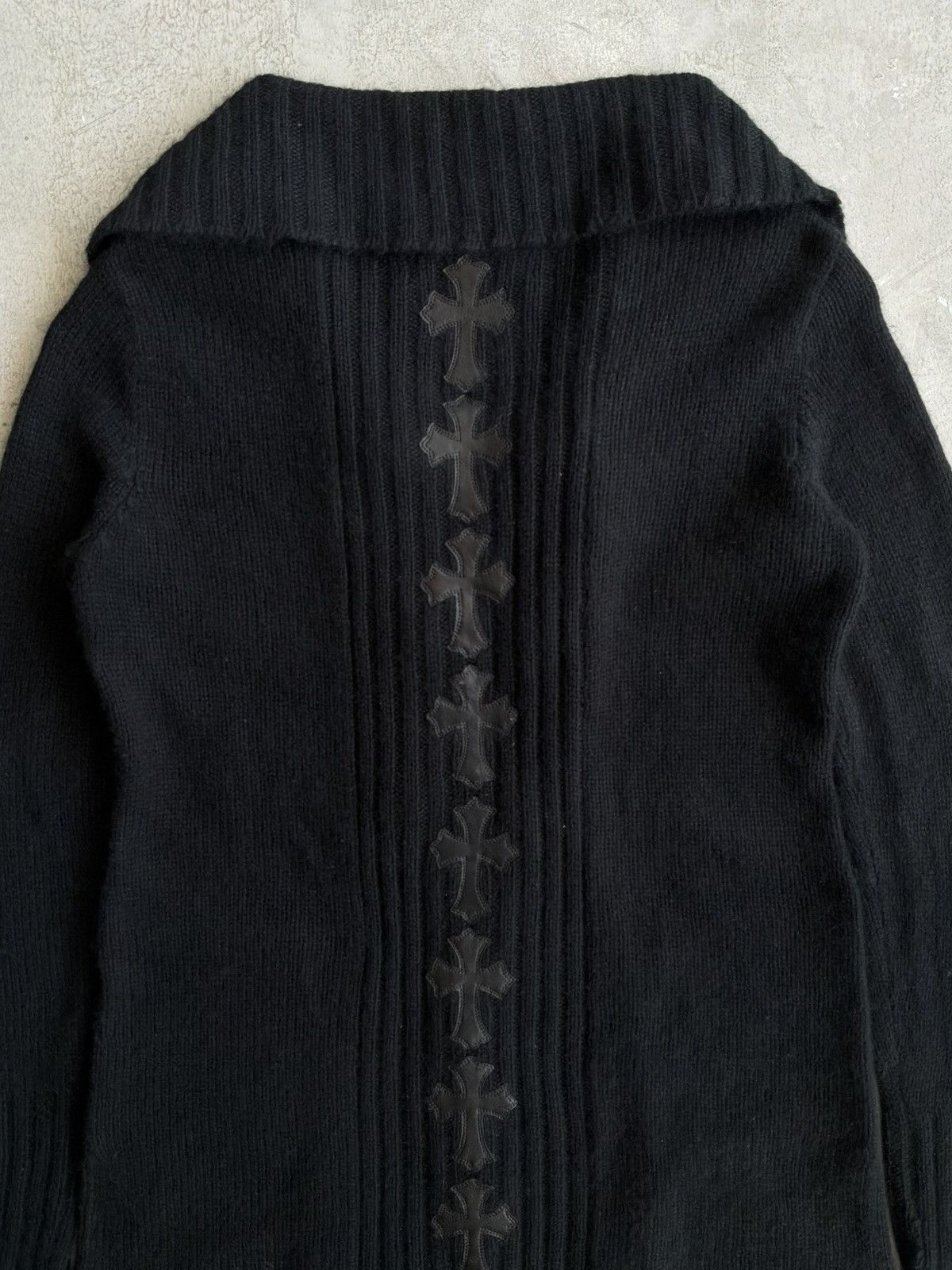 Chrome Hearts 1/1 VIP SPECIAL ORDER CROSS PATCHES CASHMERE CARDIGAN COAT Size US S / EU 44-46 / 1 - 4 Thumbnail
