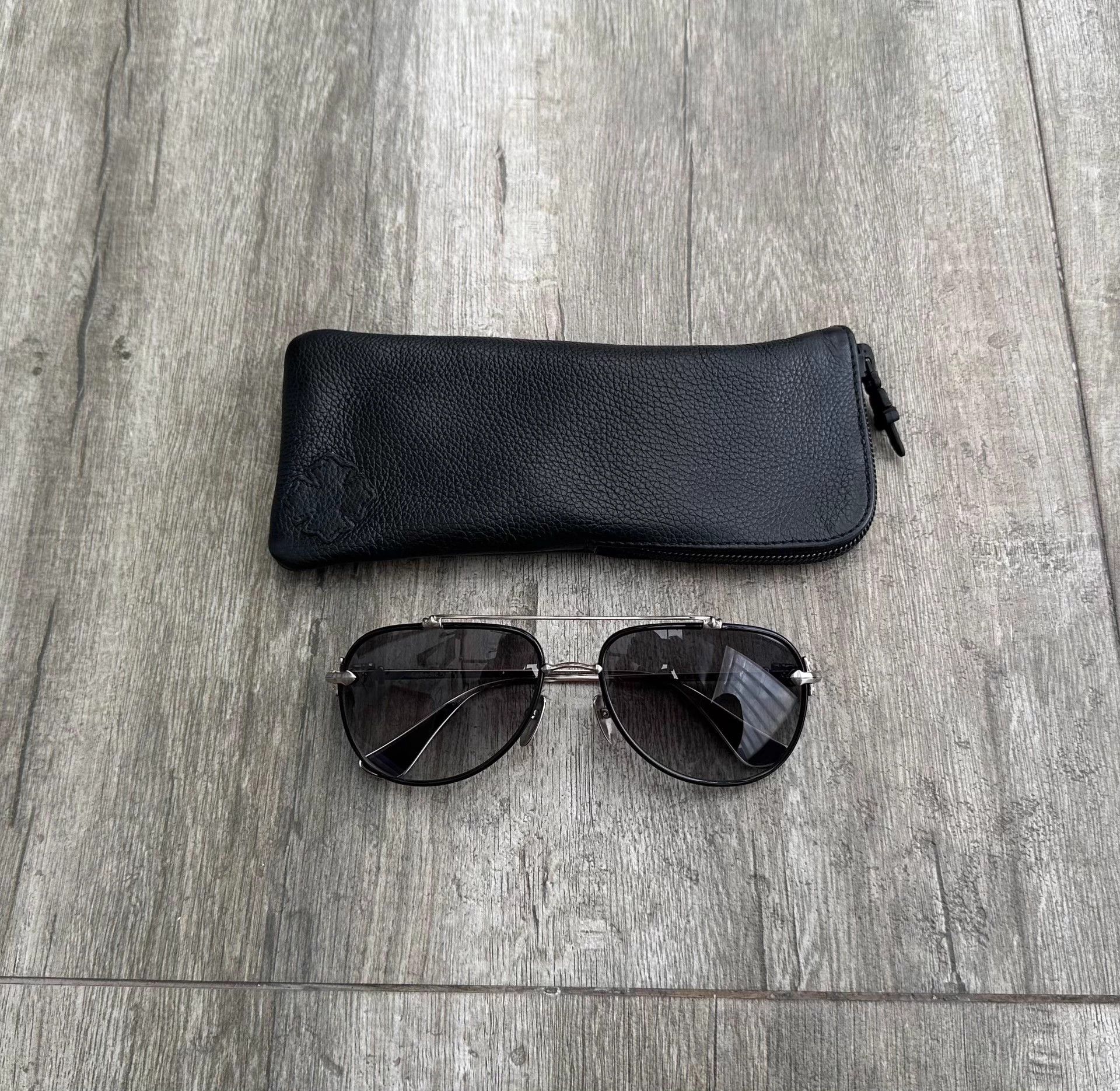 Chrome Hearts Chrome Hearts SPINNER Cross Sunglasses 60-17-148 Size ONE SIZE - 1 Thumbnail
