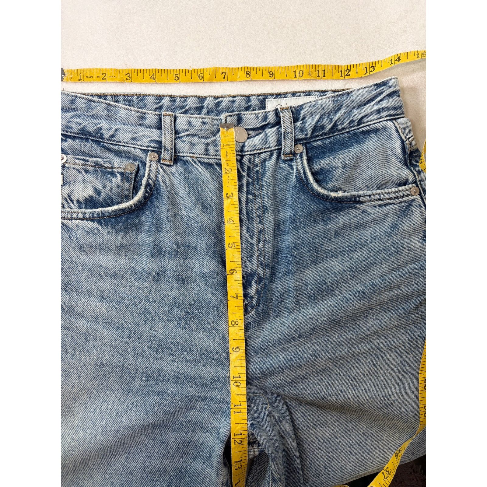 AG Jeans AG denim Deven high rise ultra wide leg 27 Size 27" / US 4 / IT 40 - 4 Thumbnail