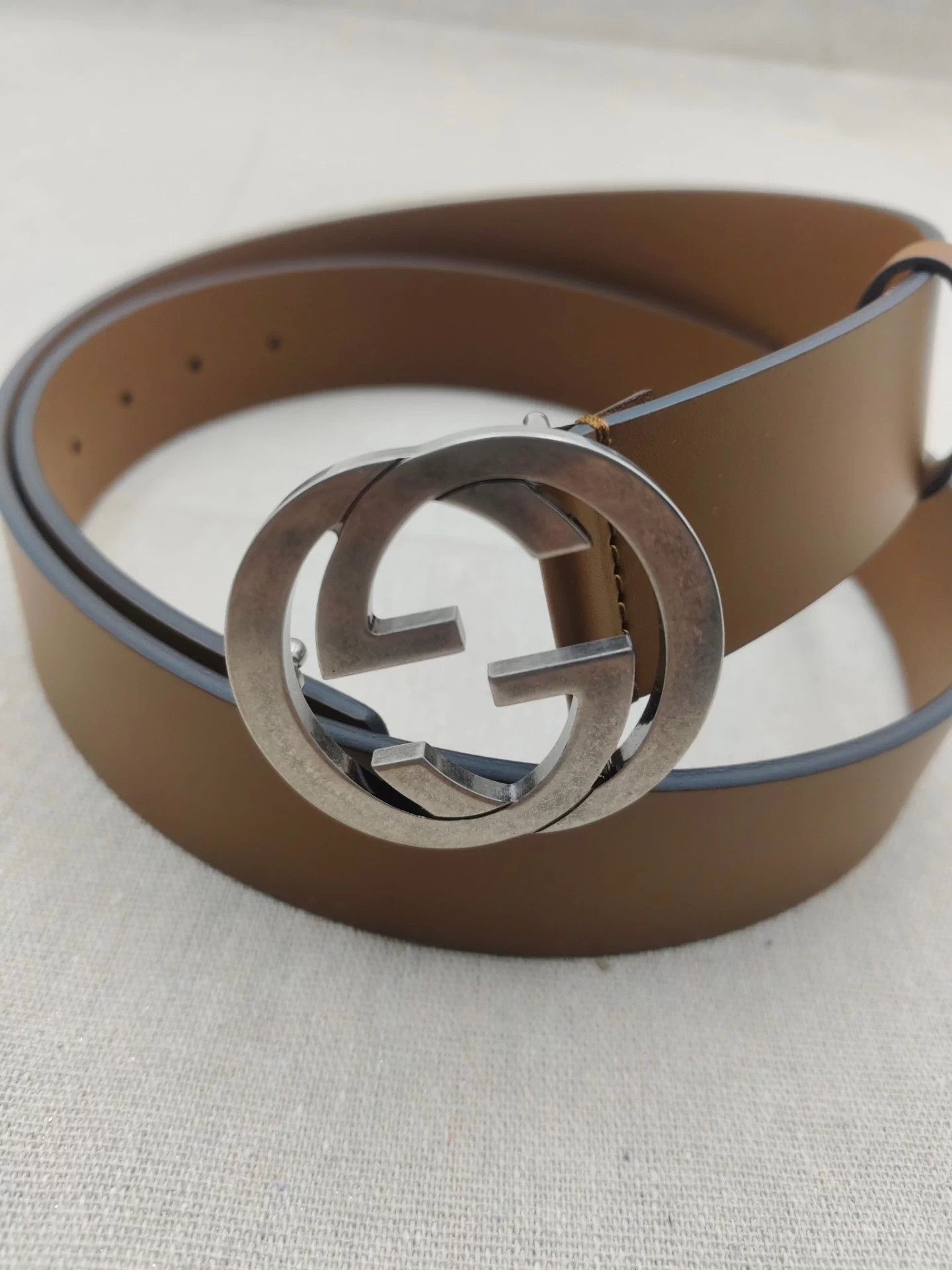 Gucci Gucci Brown Double G Buckle Belt 100/105 Size ONE SIZE - 3 Thumbnail