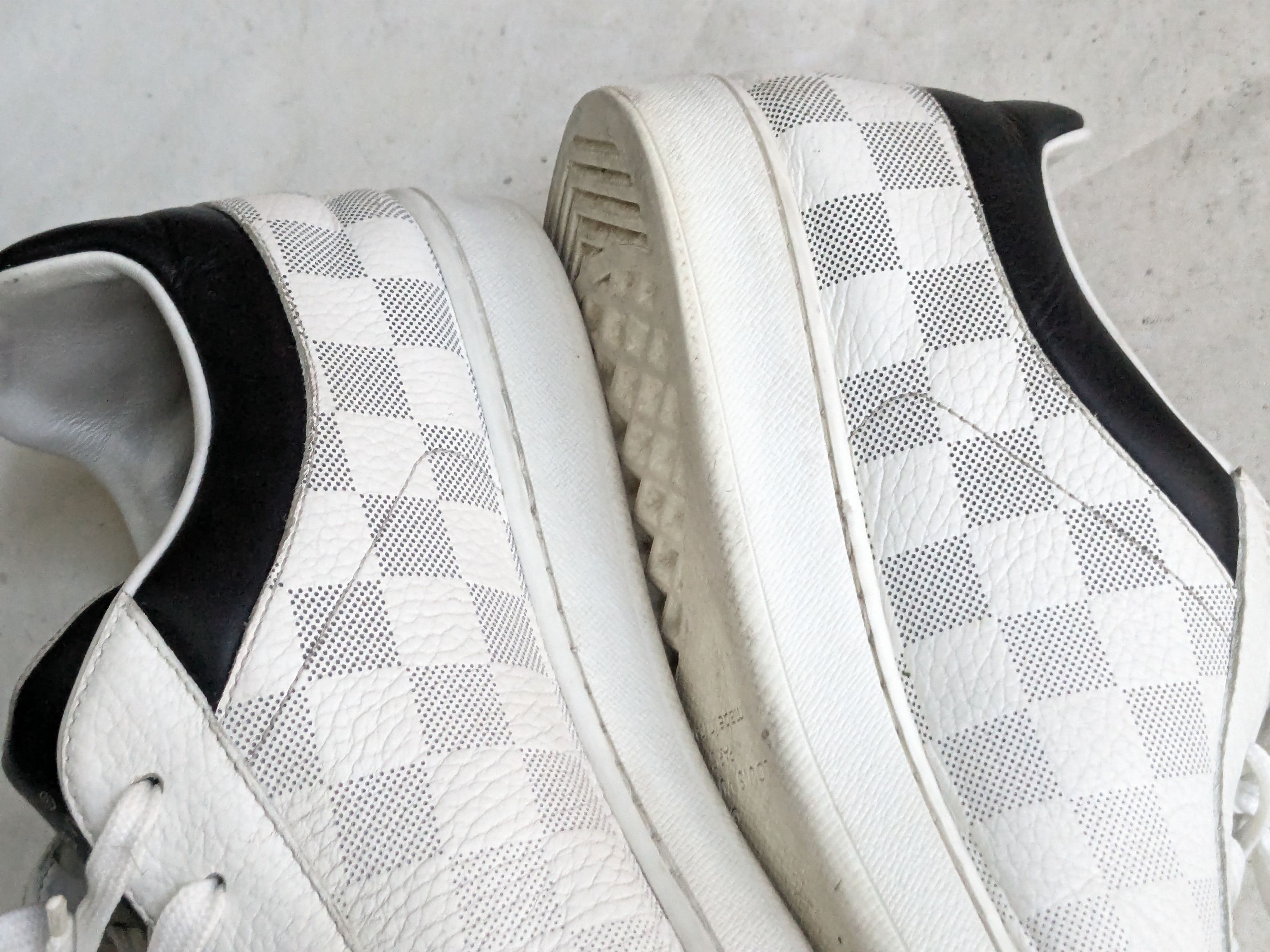 Louis Vuitton Louis Vuitton Sneakers White 10 Monogram Logo High Tops Size US 10 / EU 43 - 11 Thumbnail