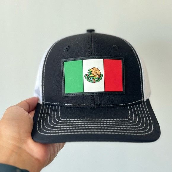 Other BRAND NEW MEXICO FLAG SILICON PATCH RICHARDSON STYLE TRUCKER Size ONE SIZE - 2 Thumbnail