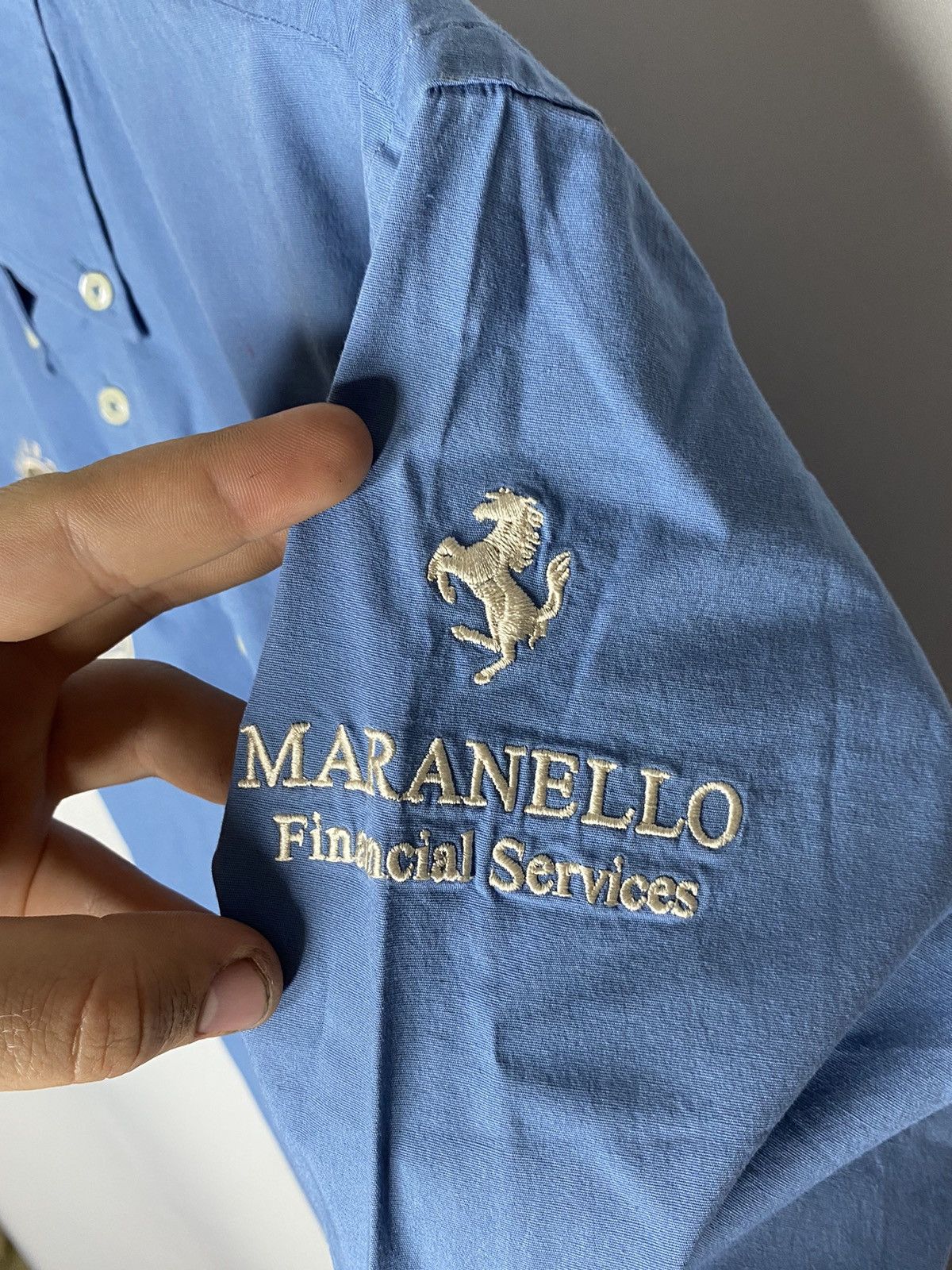 Ferrari × Vintage 🔥Vintage Fila Ferrari Maranello Shirt Button Up Long Sleeve🔥 Size US M / EU 48-50 / 2 - 6 Thumbnail