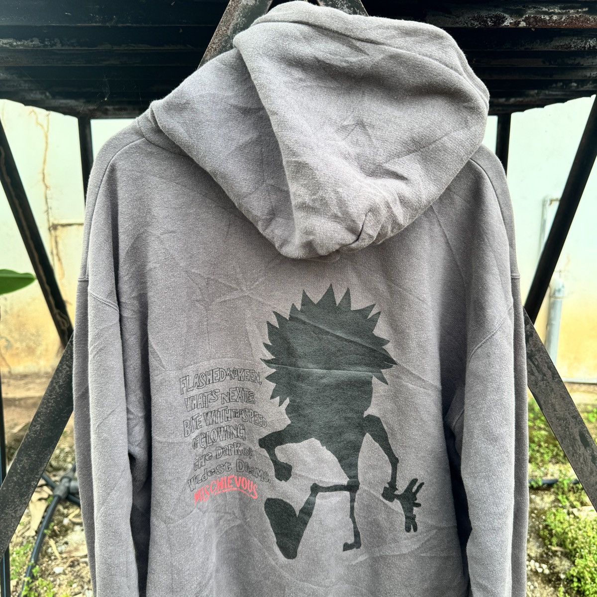 Japanese Brand Vintage Punk Mischievous Skunk Band Music Pullover Hoodie Size US L / EU 52-54 / 3 - 2 Thumbnail