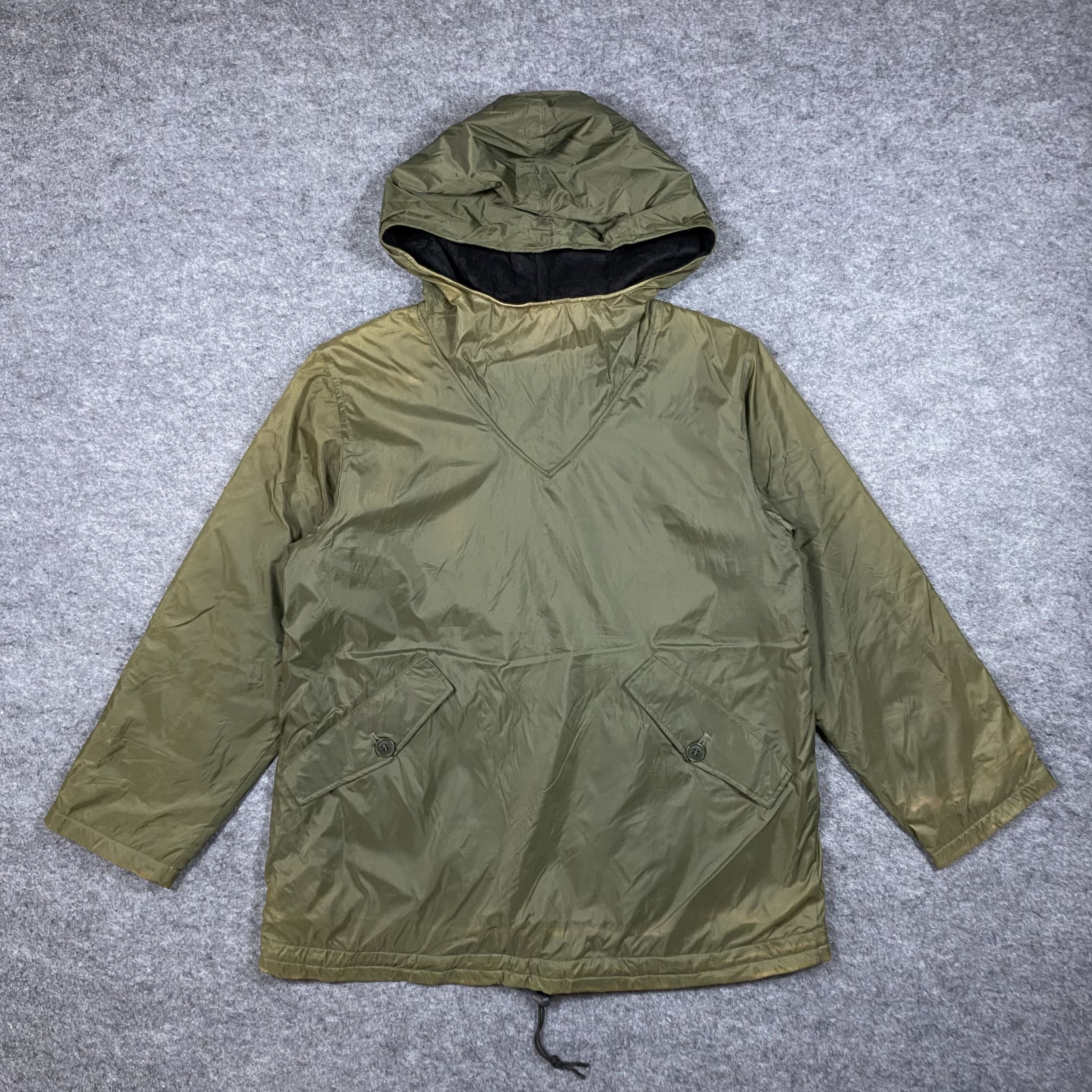 Vintage Vintage Olive Green Military Anorak Pullover Jacket-J663 Size US M / EU 48-50 / 2 - 1 Thumbnail