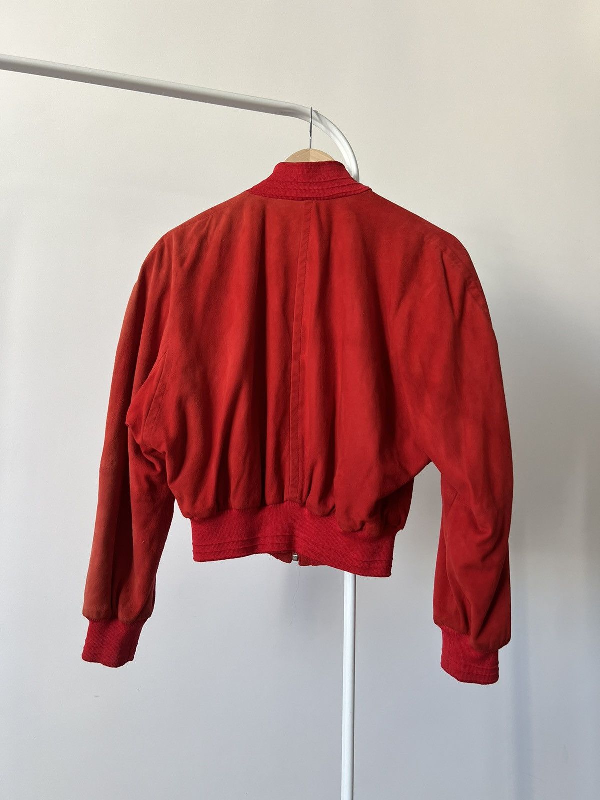 Jil Sander ARCHIVE Vintage Jil Sander Red Bomber Jacket 90s Designer Size M / US 6-8 / IT 42-44 - 5 Thumbnail
