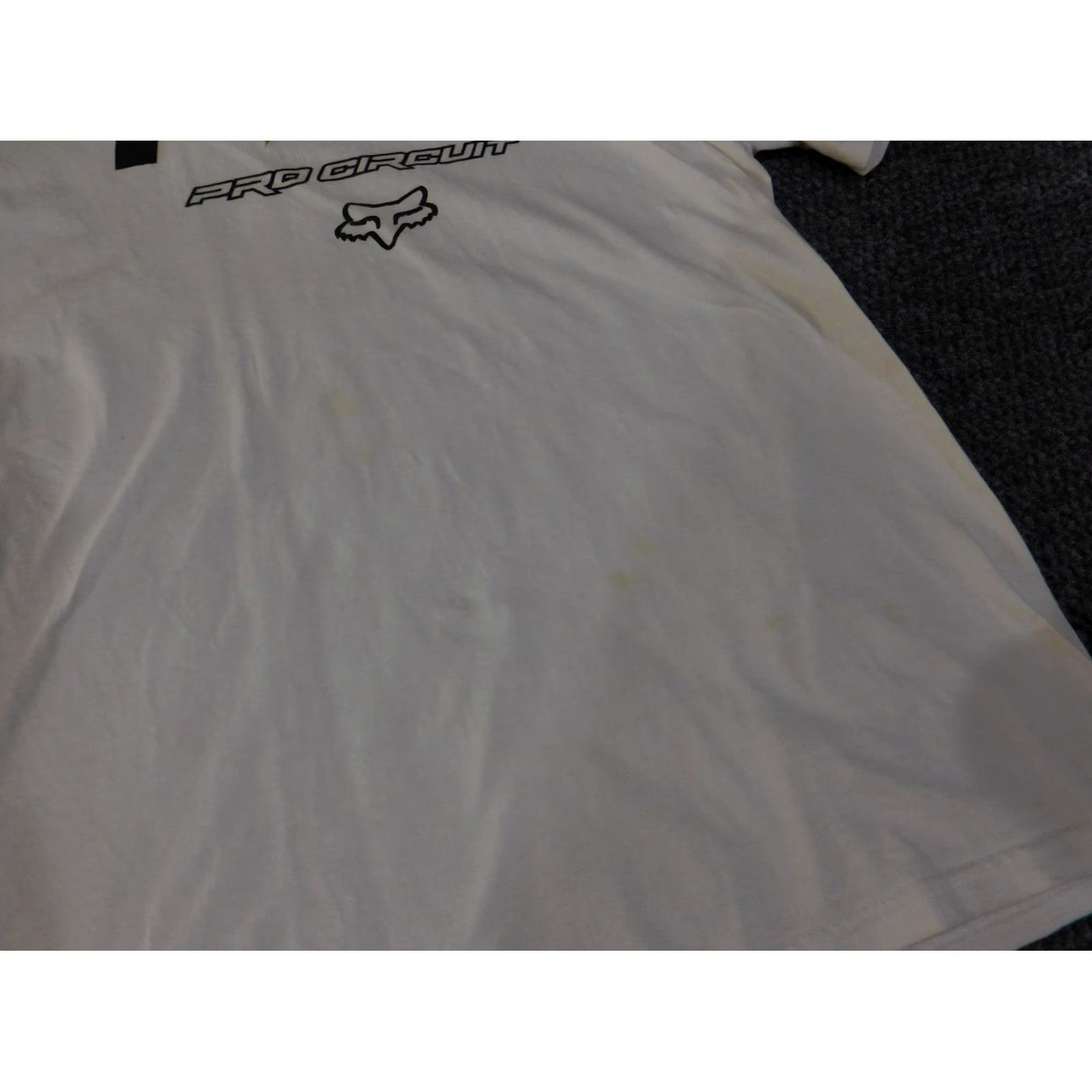 Fox Racing Fox Racing T-Shirt Mens Small White Pro Circuit Motocross Graphic Short Sleeve Crew Neck Size US S / EU 44-46 / 1 - 6 Thumbnail