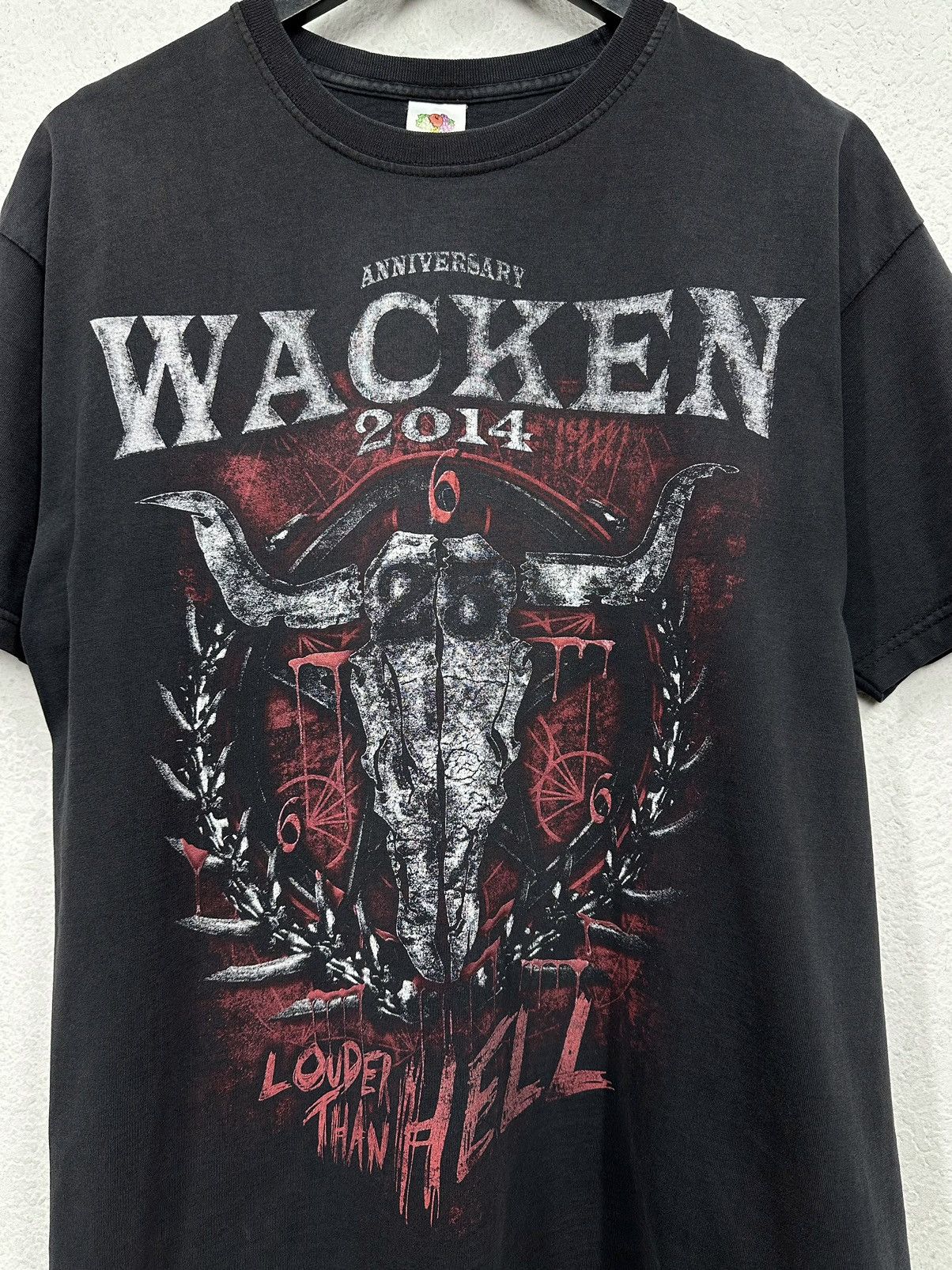 Fruit Of The Loom Wacken BLACK STAGE 2007 Festival T-Shirt WOA Dimmu Borgir Size US L / EU 52-54 / 3 - 4 Thumbnail
