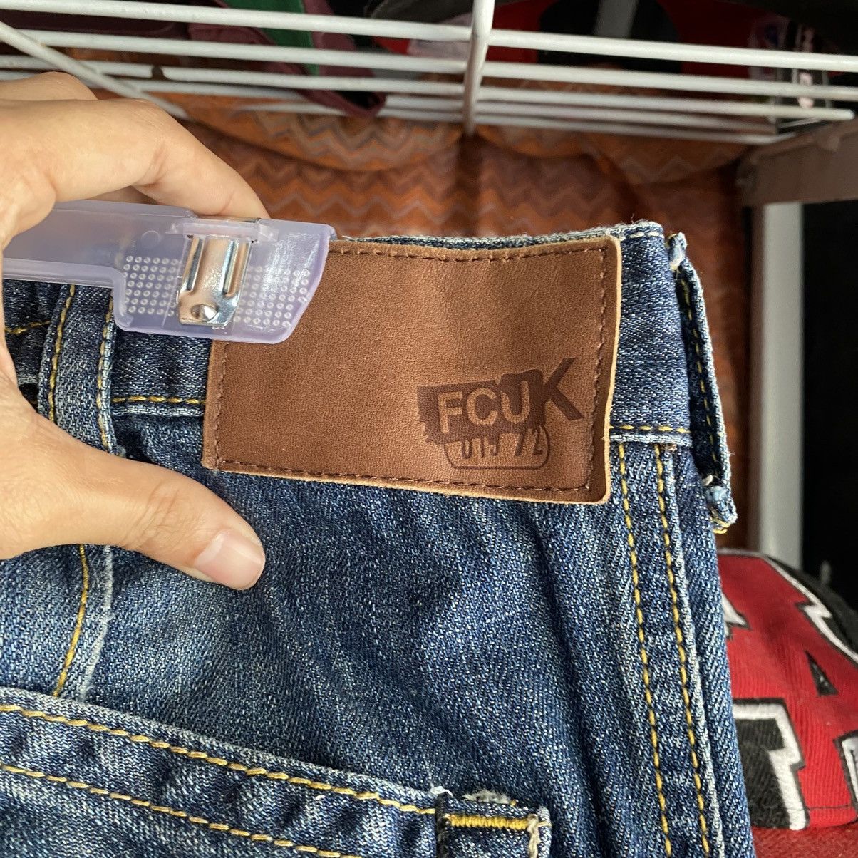 FCUK Vintage FCUK LOOSE CARPENTER Distressed Denim JEANS Size US 32 / EU 48 - 8 Thumbnail