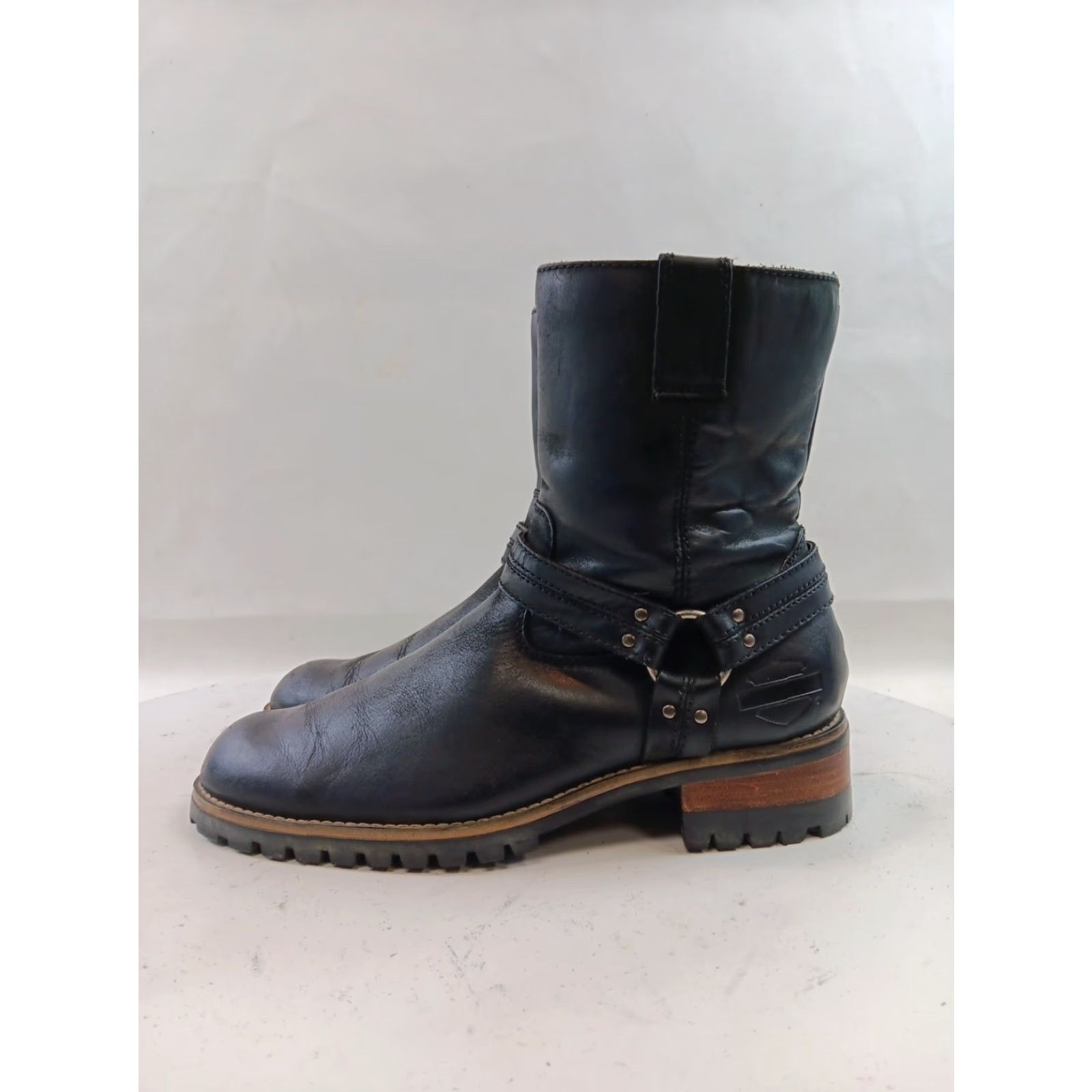 Harley Davidson Harley Davidson Boots Womens 8.5 Black Leather Harness Motorcycle Riding Size US 9 / IT 39 - 5 Thumbnail