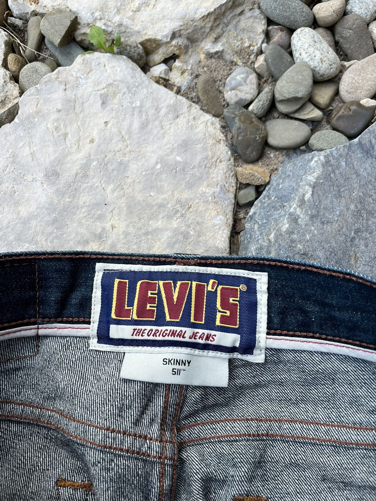 Levi's × Levi's Vintage Clothing × Vintage Vintage Levi’s 511 skinny y2k dark denim jeans pants gothic Size US 29 - 12 Thumbnail