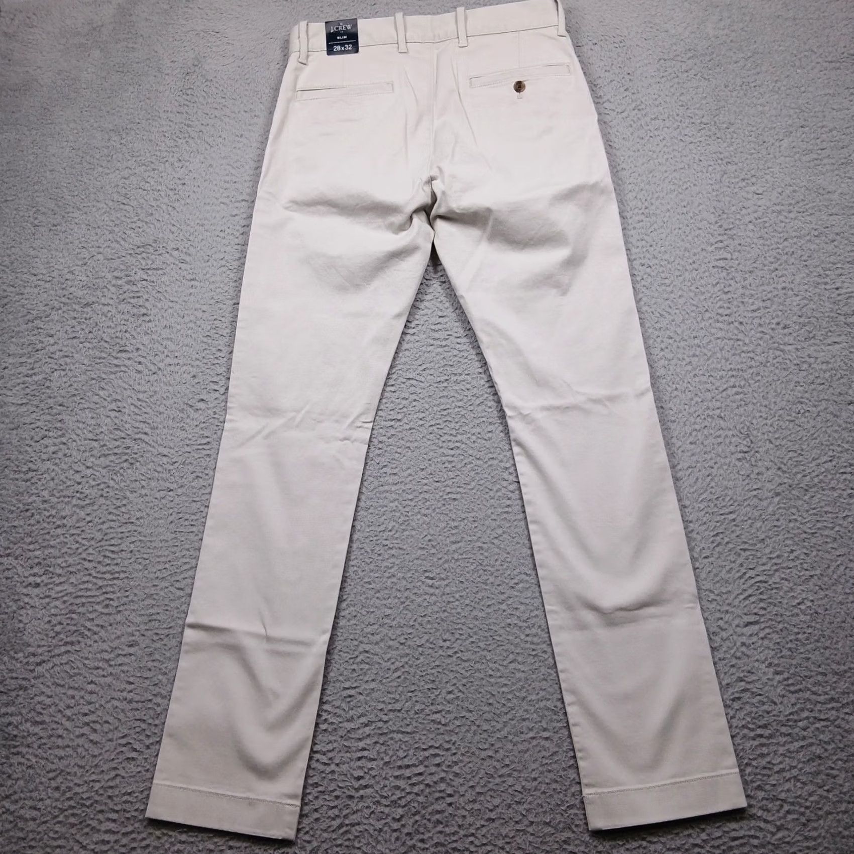 J.Crew J.CREW Flex Slim Fit Pants Mens 28x32 Beige Chino NWT Size US 28 / EU 44 - 3 Thumbnail