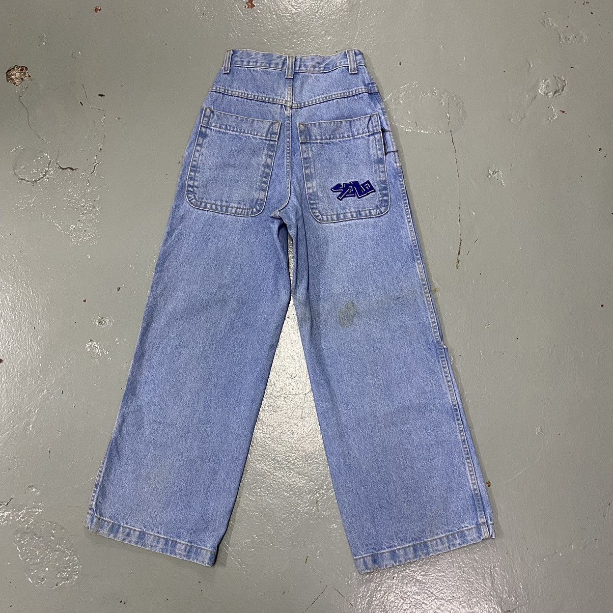 JNCO × Vintage Vintage Solo Baggy Denim Jeans Wide Leg Flare Size US 27 - 2 Thumbnail