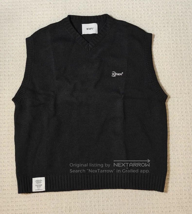 Wtaps Wtaps Knit Vest Embroidery Vest Size US L / EU 52-54 / 3 - 1 Thumbnail
