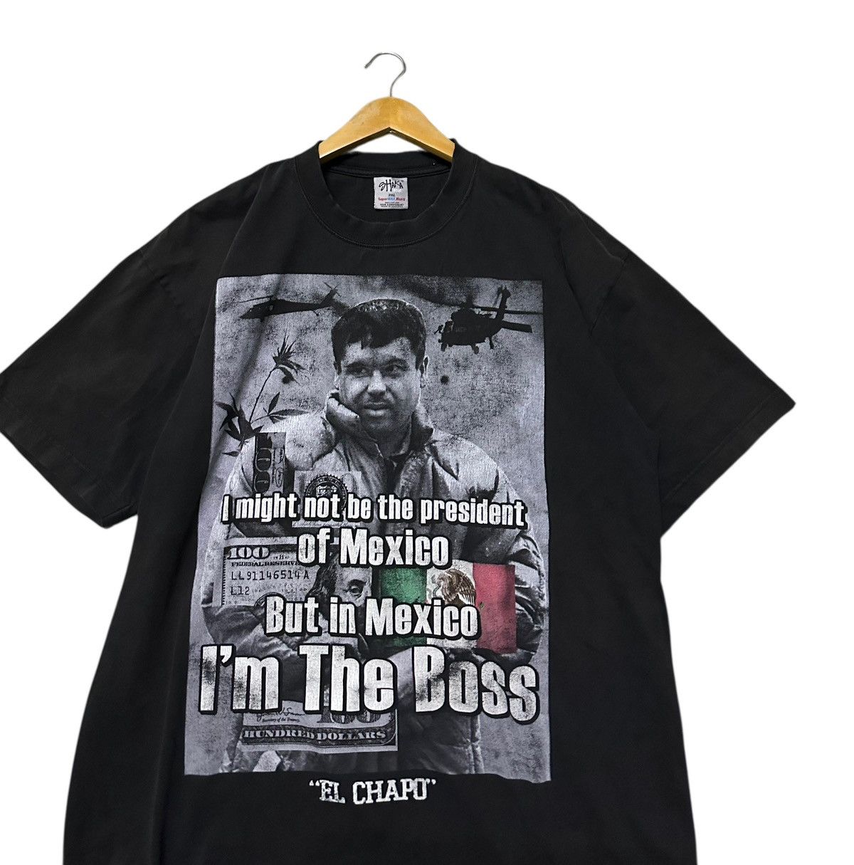 Vintage I’m The Mexico boss ‘el chapu’ untouchable billionaire tee Size US XL / EU 56 / 4 - 2 Thumbnail