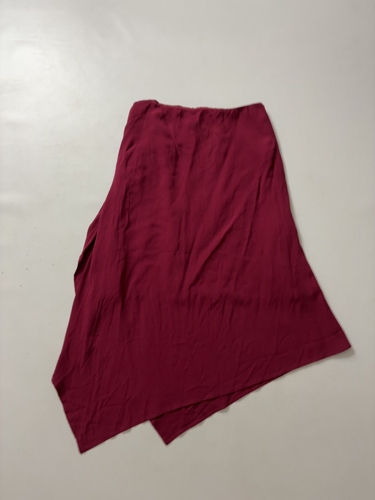 Cop Copine × Vintage COP COPINE VISCOSE ASYMMETRIC MIDI SKIRT VINTAGE Size 28" / US 6 / IT 42 - 7 Thumbnail