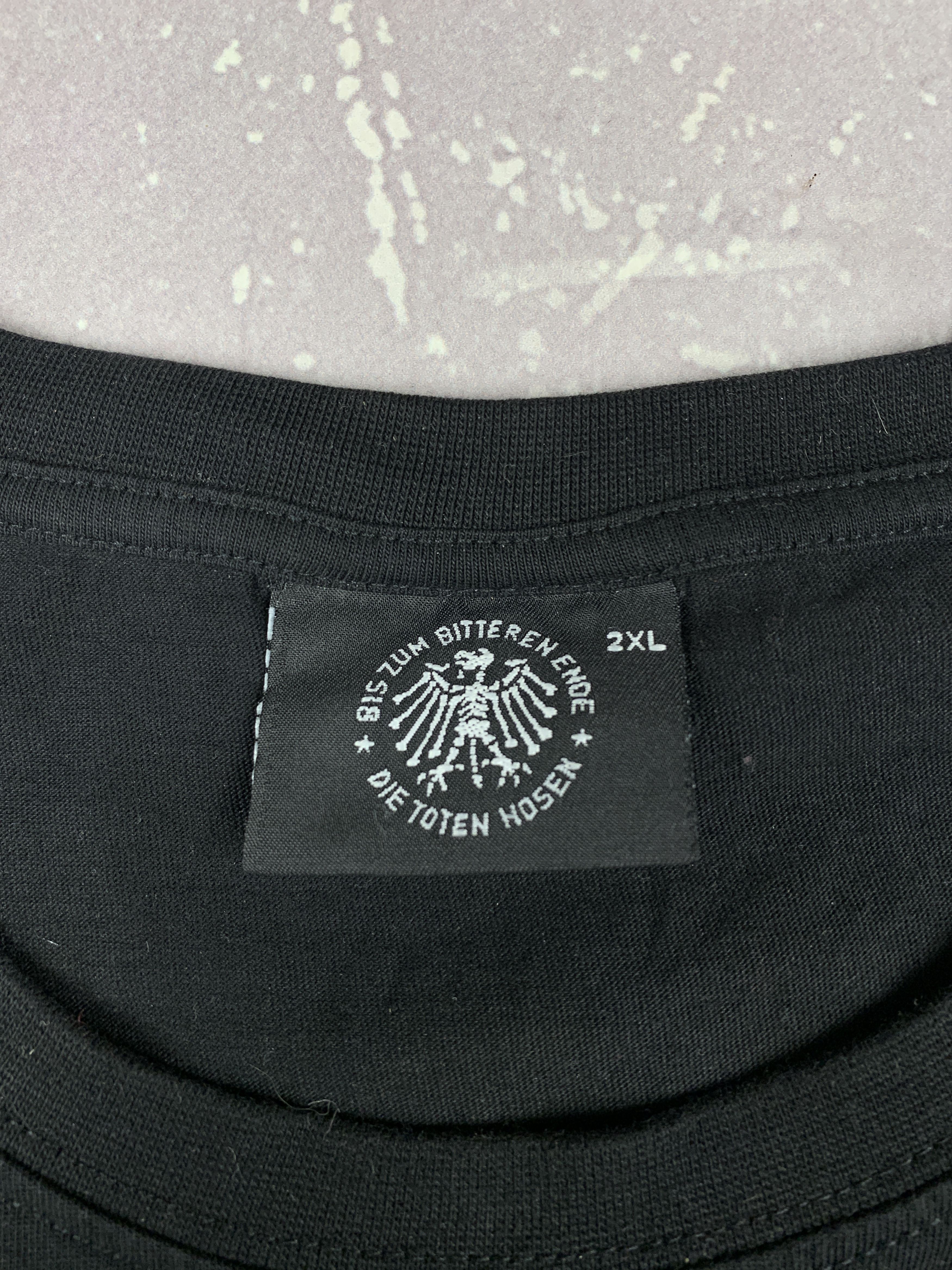 Band Tees × Vintage Y2K Die Toten Hosen Punk Rock Band Tour Tee Shirt Size US XXL / EU 58 / 5 - 5 Thumbnail