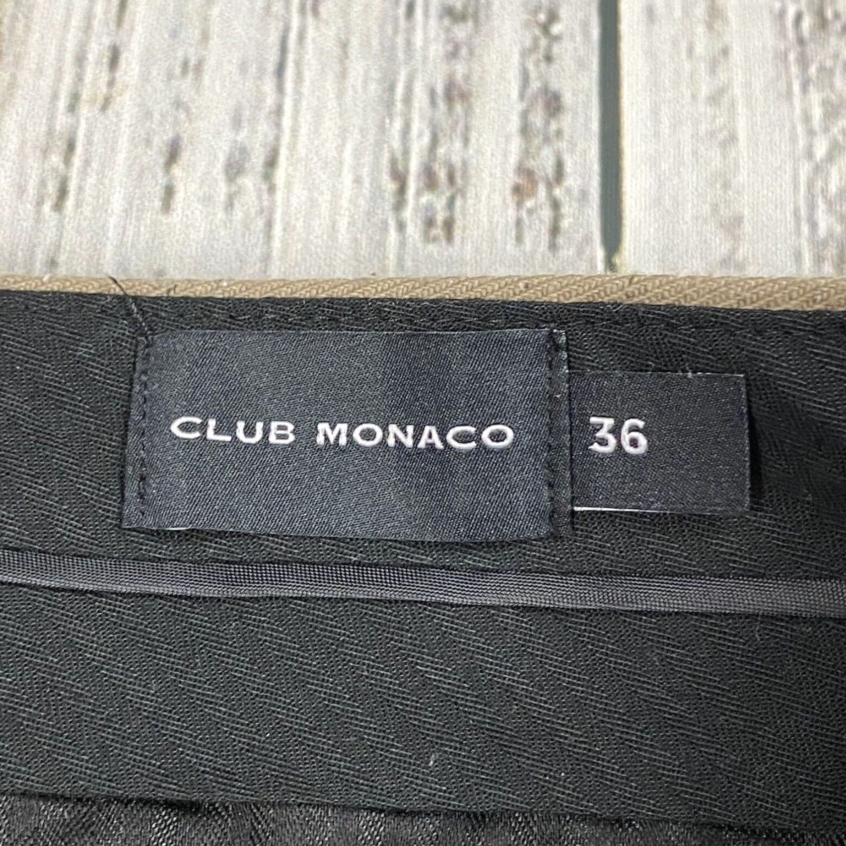 Club Monaco CLUB MONACO Drainpipe Pants 36 Beige Speckled Donegal Tweed Men’s Casual Formal Wear Size US 36 / EU 52 - 7 Thumbnail
