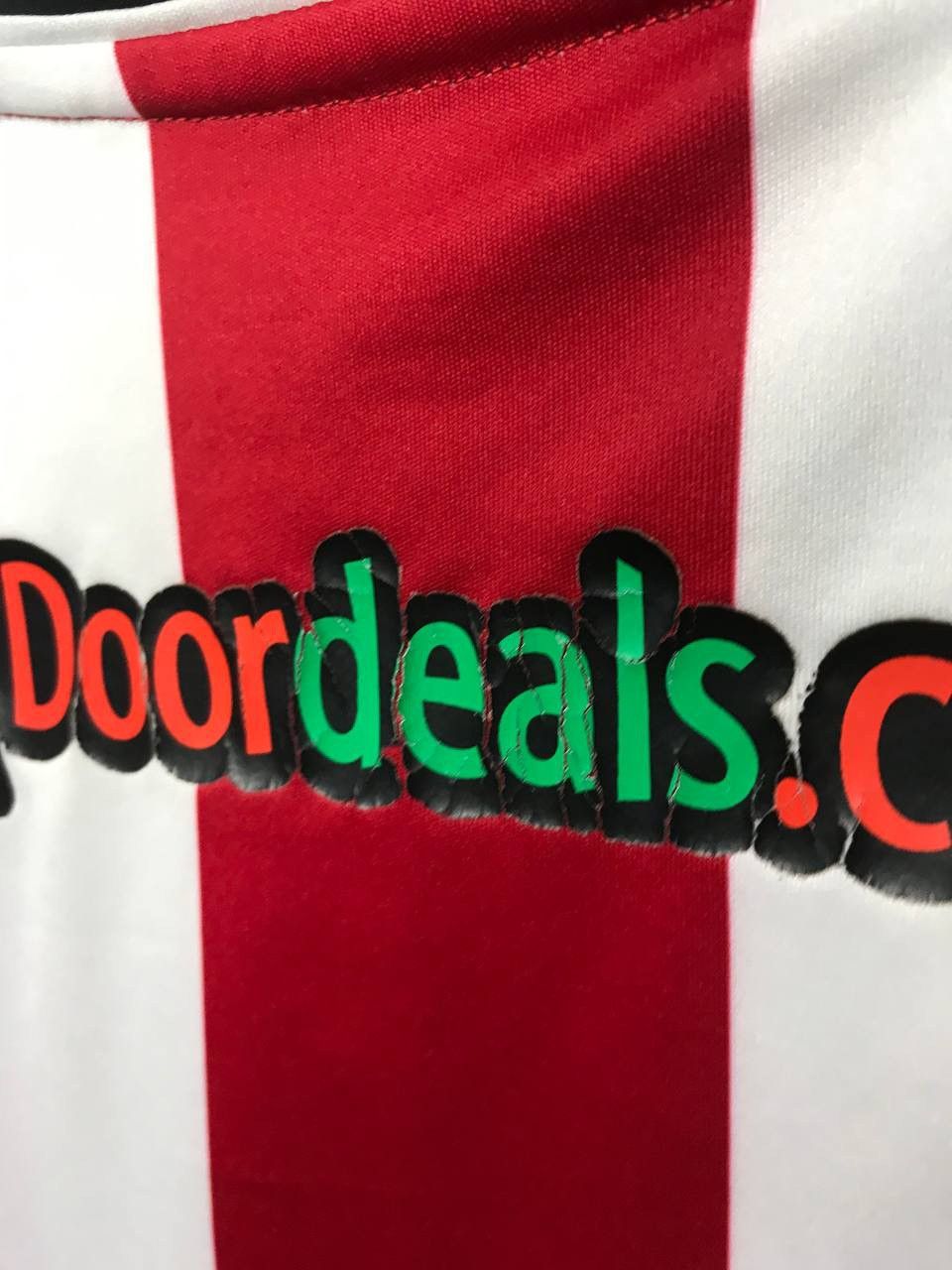 Adidas 🔥 Adidas Sheffield United FC 2016 Jersey T Shirt Soccer Size US L / EU 52-54 / 3 - 12 Thumbnail