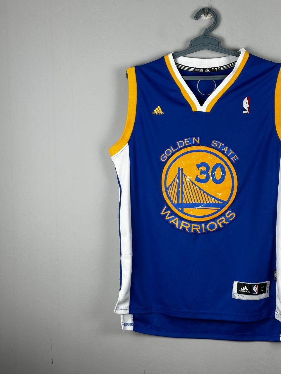 Adidas Golden State Warriors 30 Curry Adidas NBA Jersey Large Size US L / EU 52-54 / 3 - 3 Thumbnail