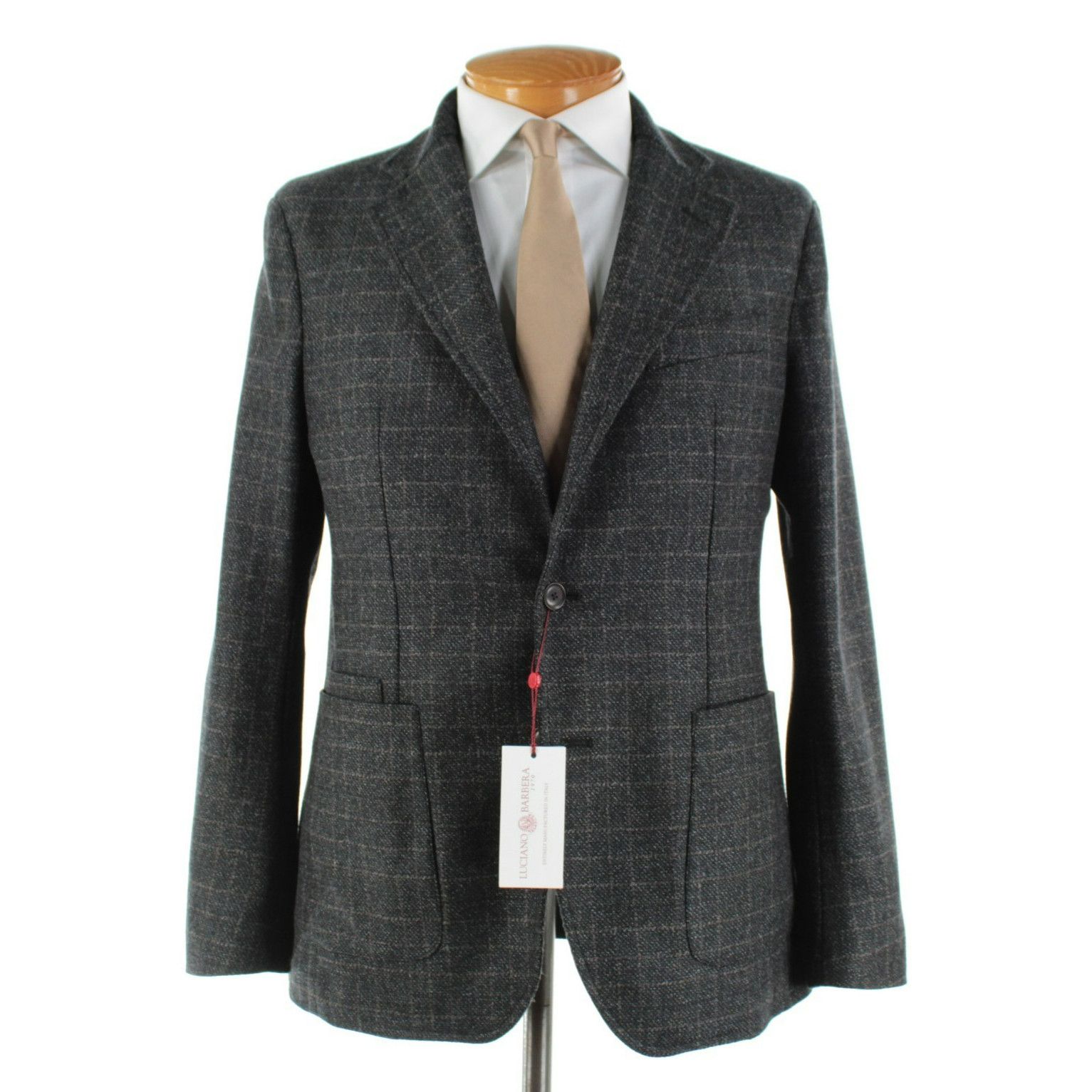 Luciano Barbera Luciano Barbera Sport Coat Size 42 US in Gray Size 42R - 1 Thumbnail