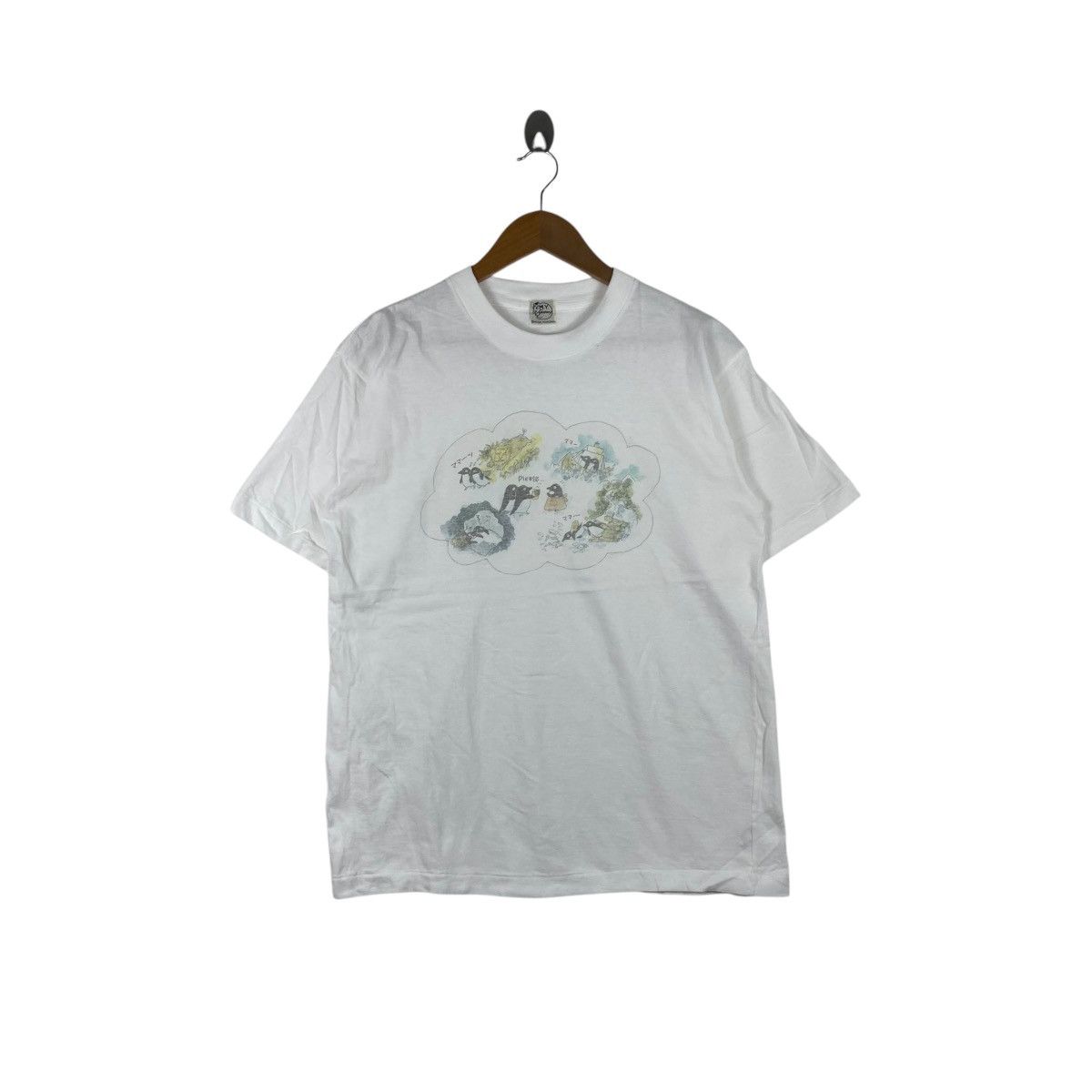Vintage Vintage MIYUKI YOSHIZAWA ARTIST Penguin Illustration Tee Size M / US 6-8 / IT 42-44 - 1 Thumbnail