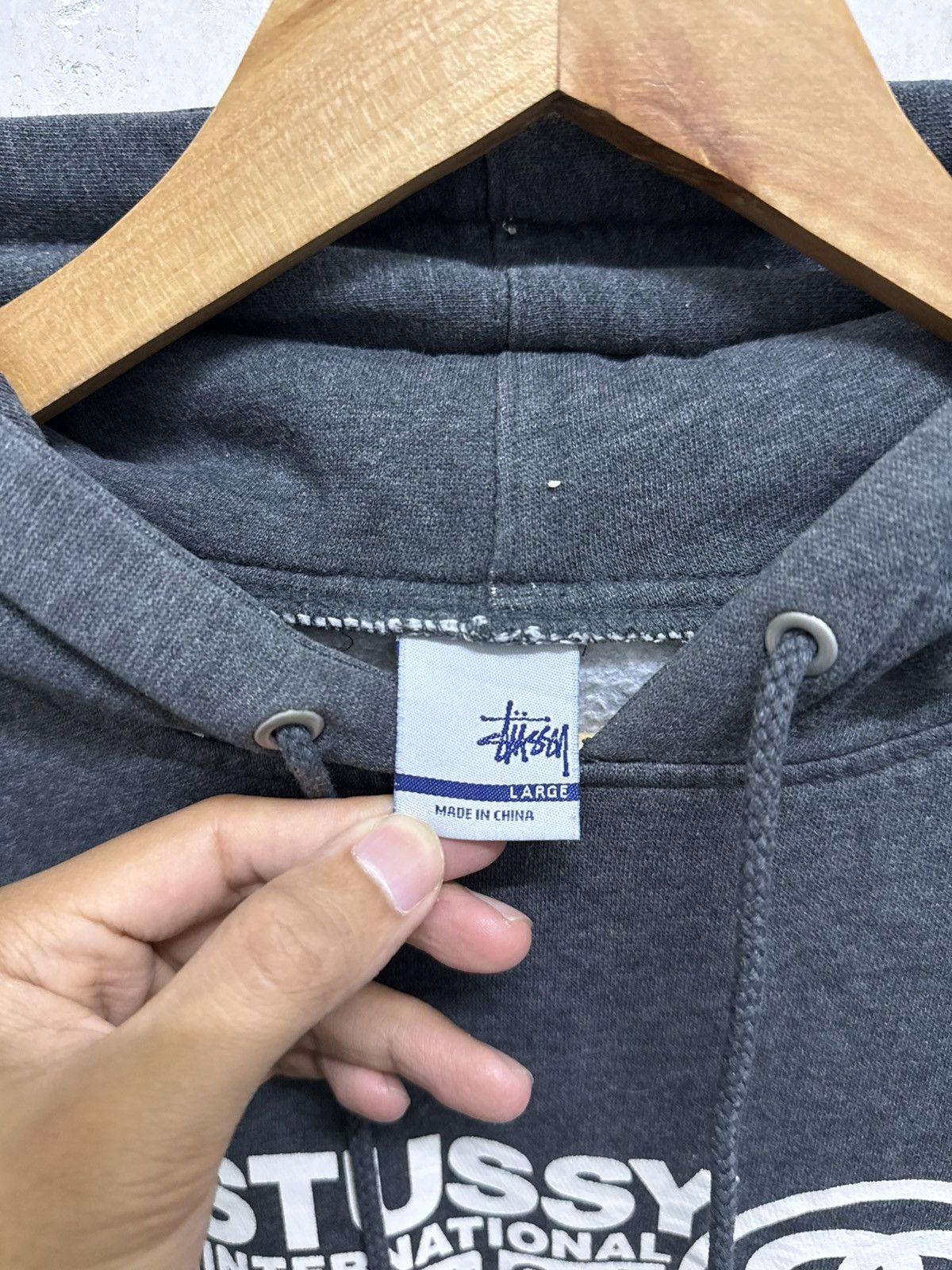 Stussy Distressed 2000s Stussy NYLTLA Thrash Hoodie Size US L / EU 52-54 / 3 - 6 Thumbnail
