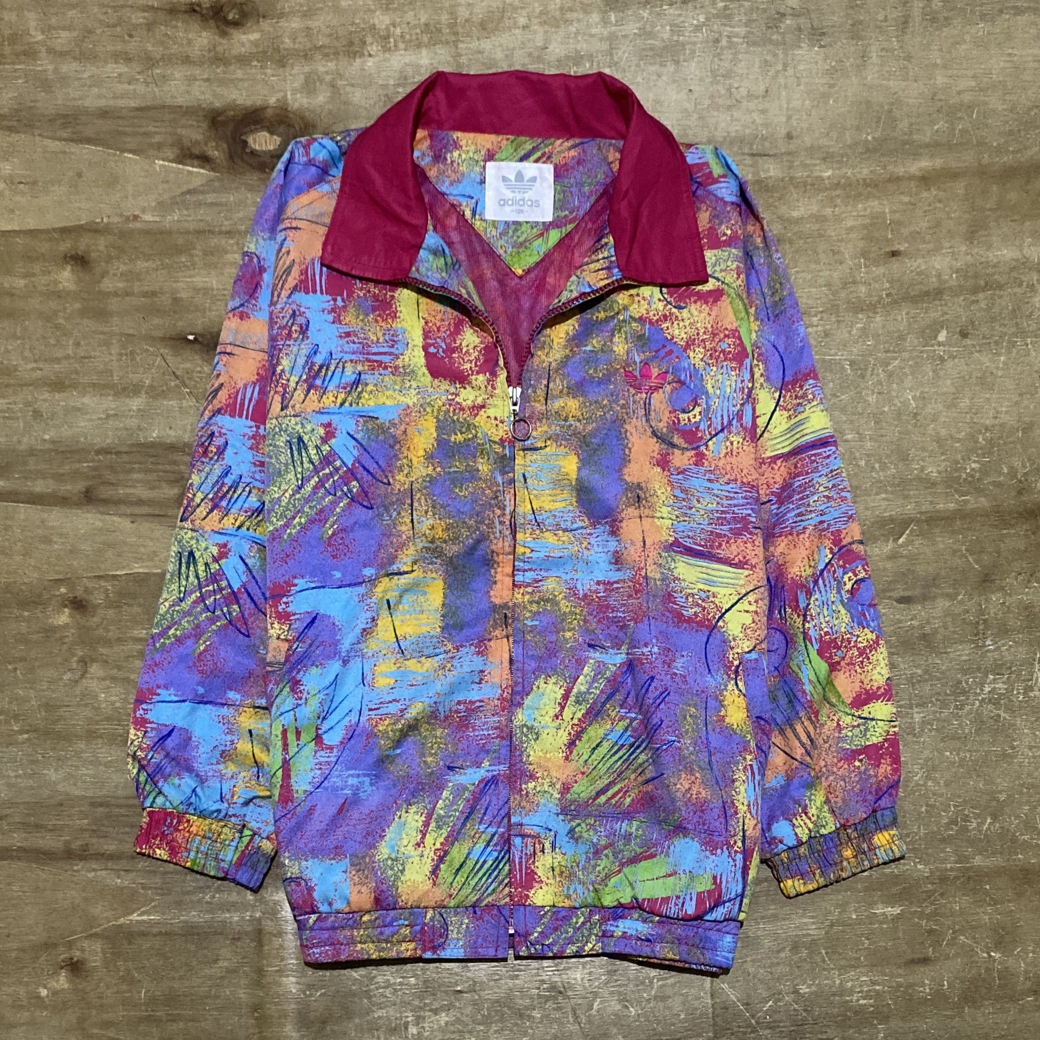 Adidas Vintage adidas D8 F192 windbreaker jacket | Grailed