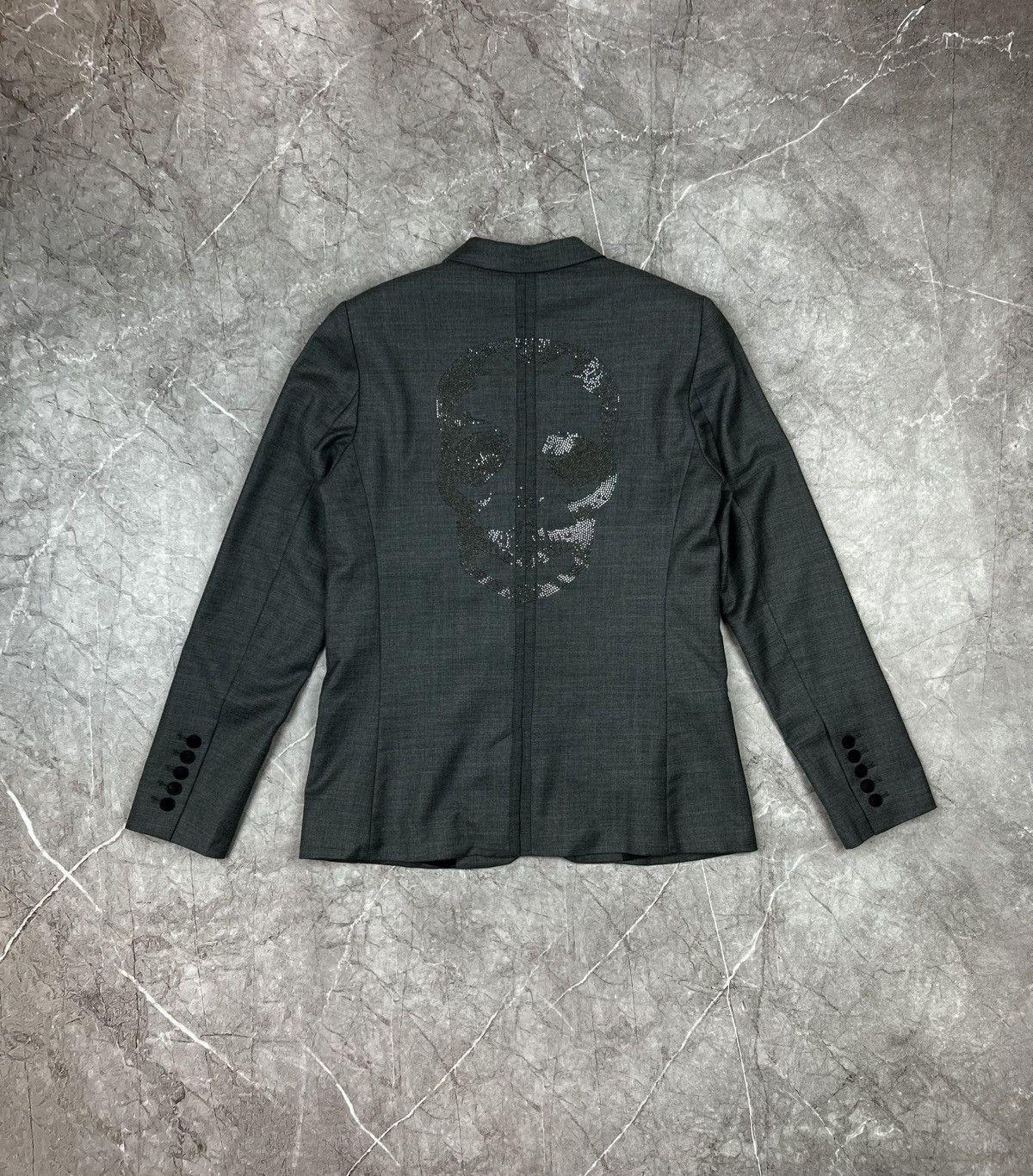 Zadig & Voltaire Zadig & Voltair Degrade Skull Rinestone Blazer Size S / US 4 / IT 40 - 1 Thumbnail