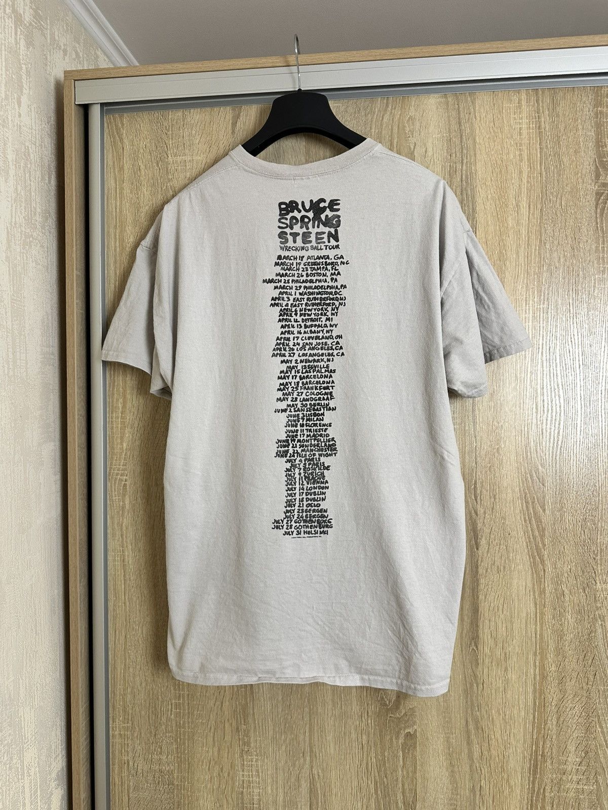 Band Tees 🔥 Bruce Springsteen Wrecking Ball World Tour 2012 T Shirt Size US XL / EU 56 / 4 - 4 Thumbnail