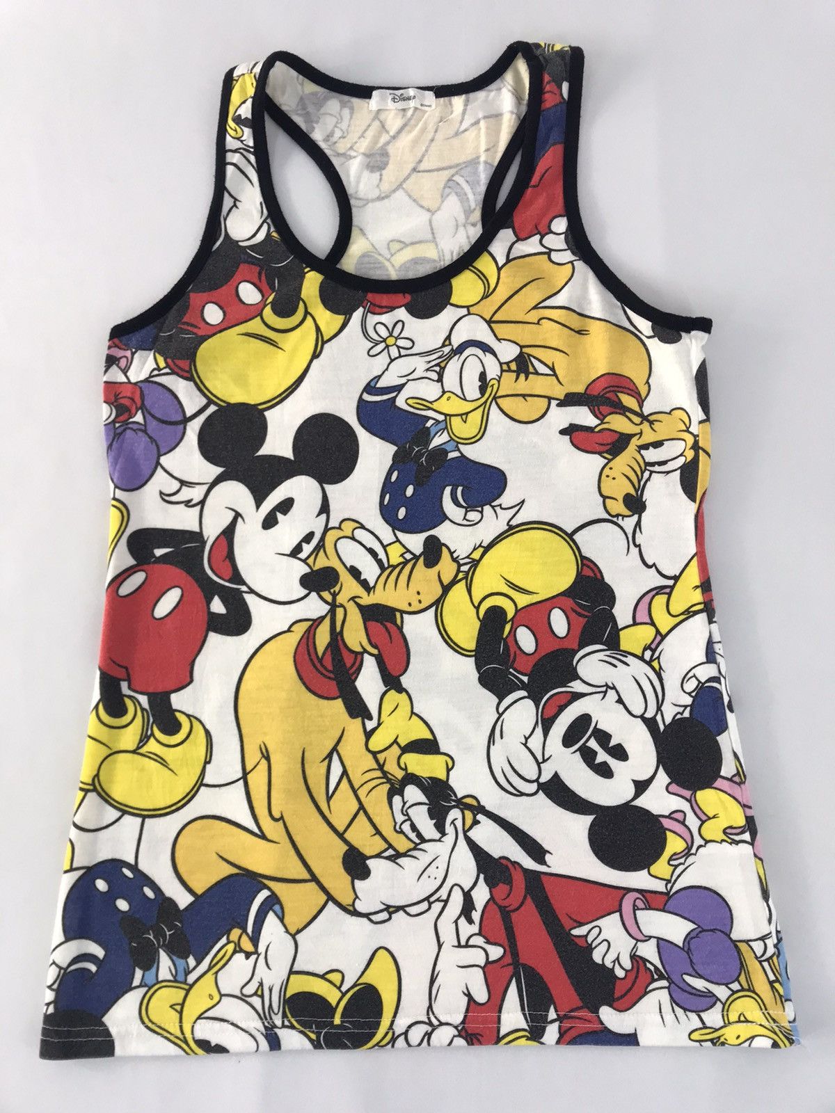 Disney Disney Mickey Mouse Goofy Tank Top Sleeveless Printed Tee Size XS / US 0-2 / IT 36-38 - 3 Thumbnail