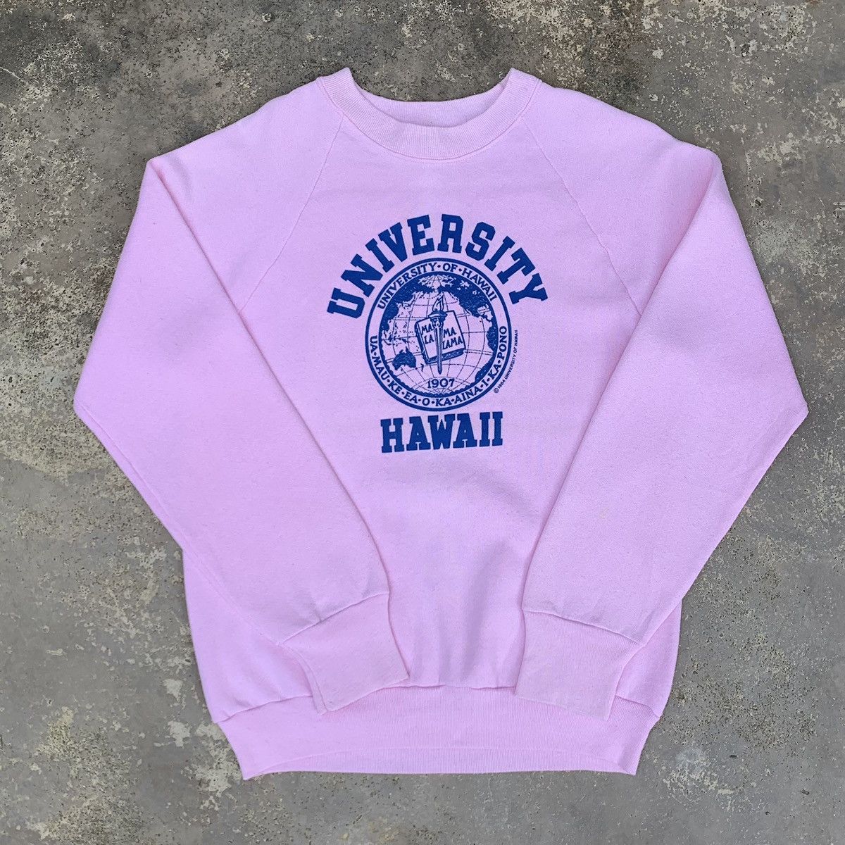 Fruit Of The Loom VINTAGE 1980s FRUIT UNIVERSITY OF HAWAII CREWNECK COLLEGE Size US S / EU 44-46 / 1 - 1 Thumbnail