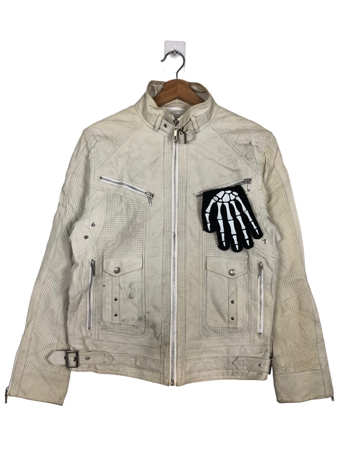 Japanese Brand 🔥Biker Jacket Genuine Leather Angee Bross Schott Perfecto Size US M / EU 48-50 / 2 - 1 Thumbnail