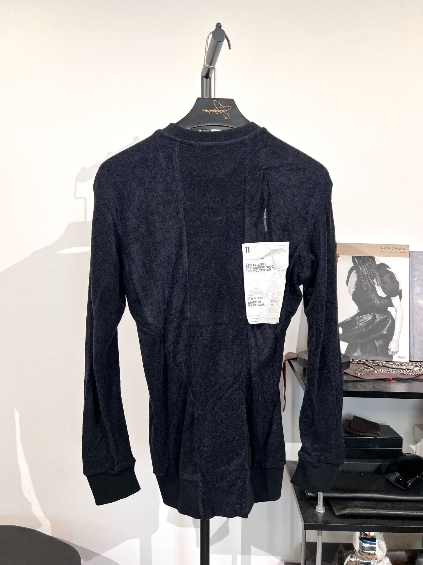 11 By Boris Bidjan Saberi Boris Bidjan Saberi 11by bbs Long-Sleeve Terry Sweatshirt Size US XS / EU 42 / 0 - 1 Thumbnail