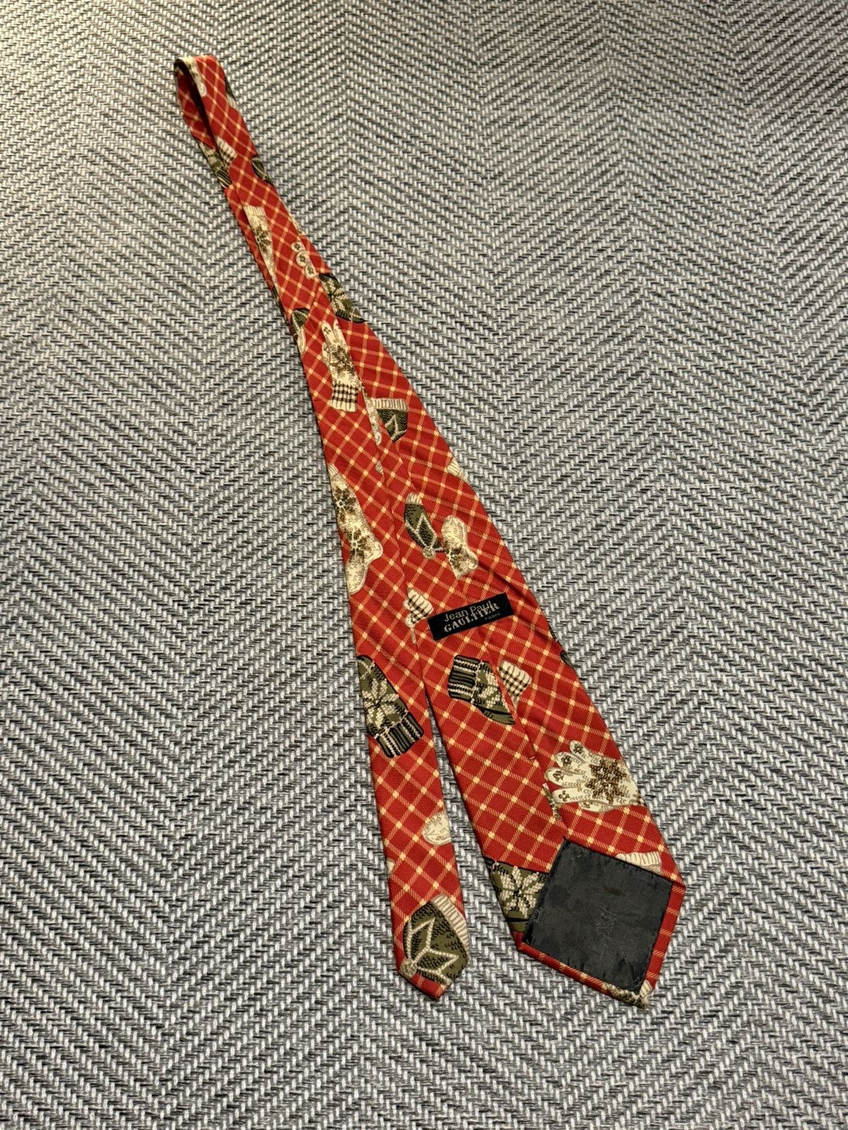 Jean Paul Gaultier Jean Paul Gaultier Knitwear Motif Tie Size ONE SIZE - 5 Thumbnail