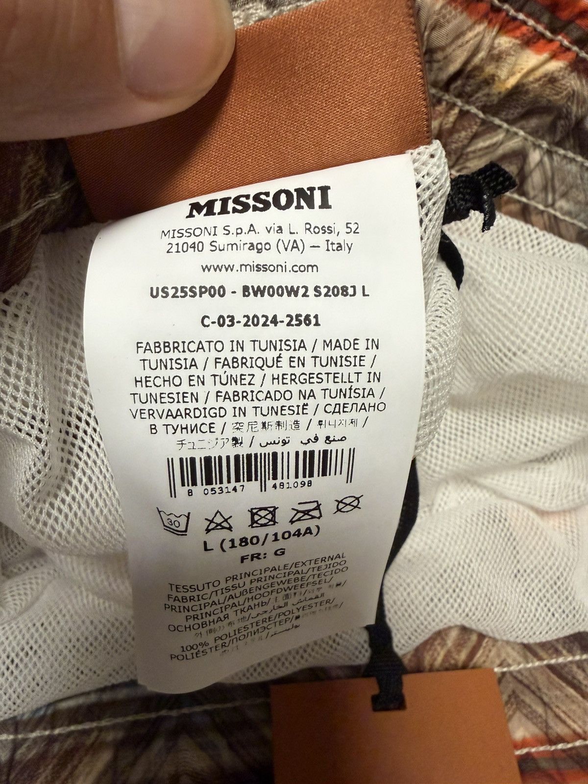 Missoni Missoni Medium Length Swim Shorts Size US 34 / EU 50 - 7 Thumbnail