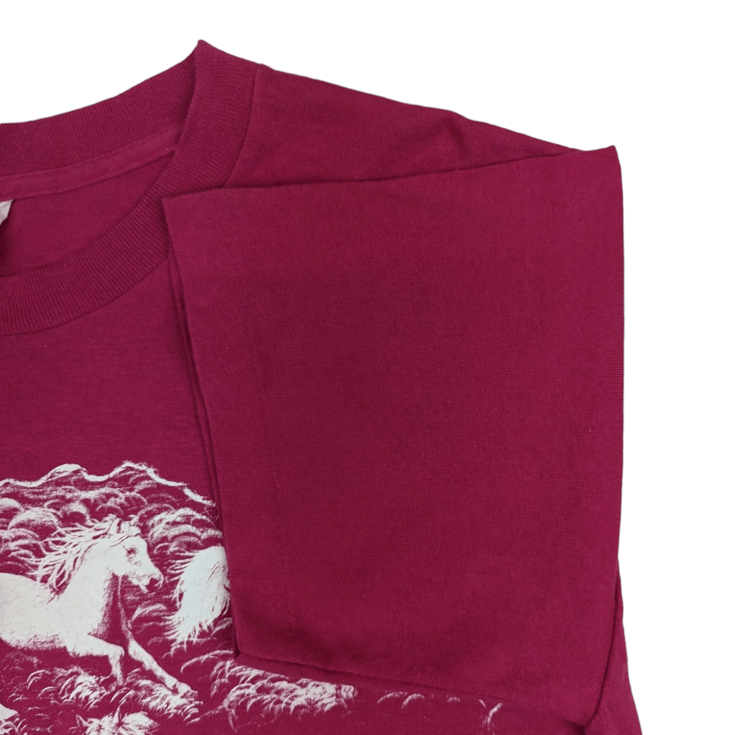 Vintage Vintage 90's WESTERN SUN Horse Animal Graphic T-Shirt Size L / US 10 / IT 46 - 8 Thumbnail