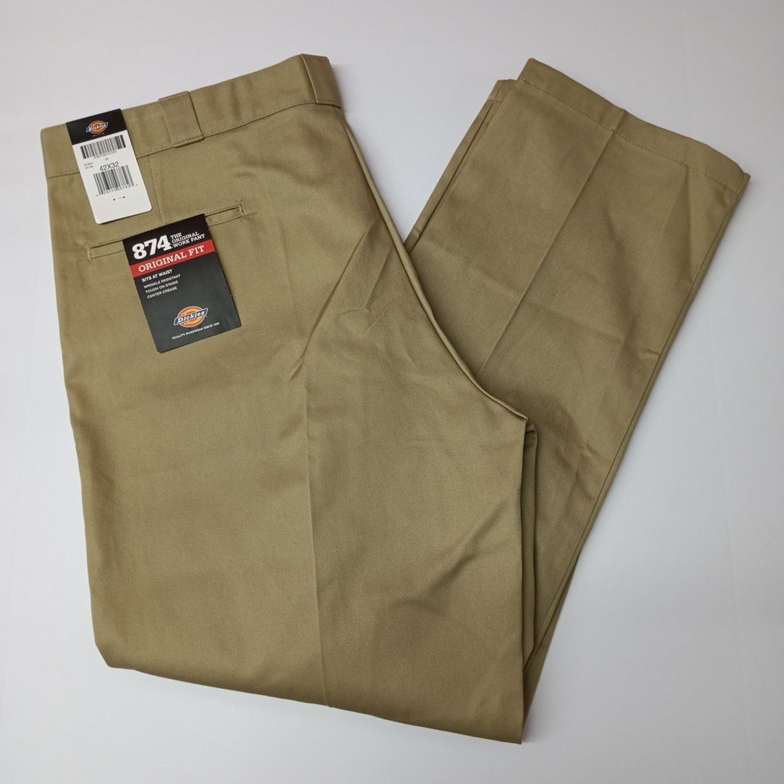 Dickies Dickies 874 Work Pants Men's 42x32 Khaki Original Fit Size US 42 / EU 58 - 1 Thumbnail