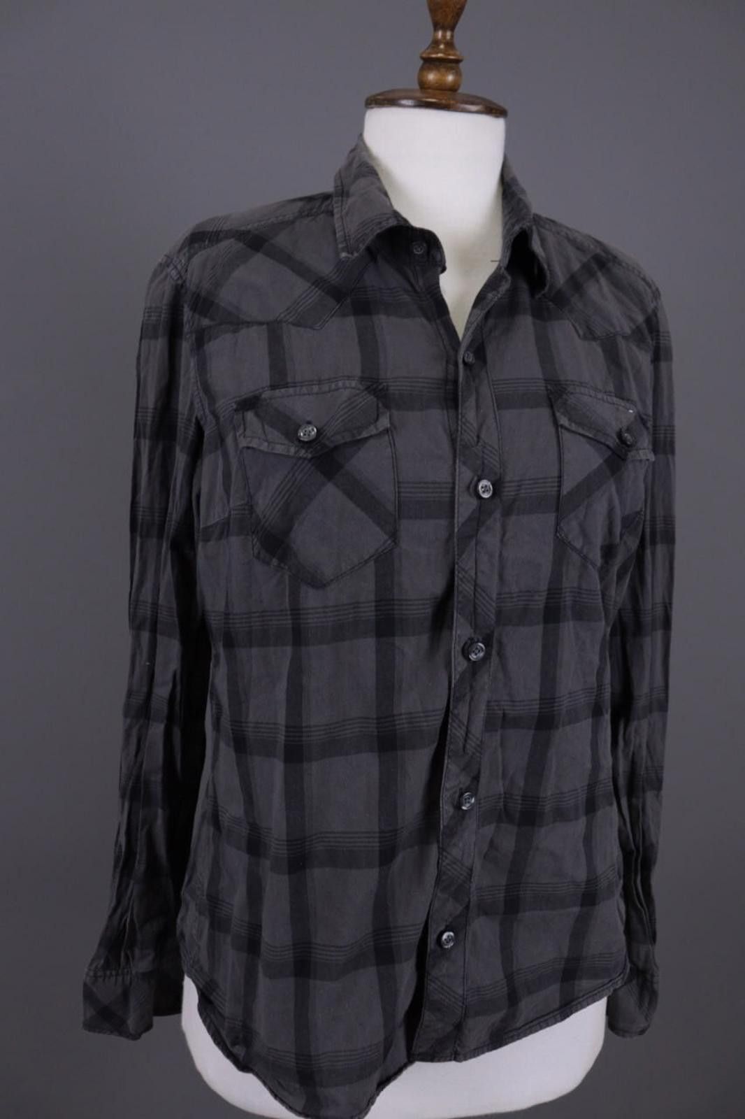 Carhartt Carhartt Gray Check Pockets Overshirt Shirt Size L Size L / US 10 / IT 46 - 4 Thumbnail