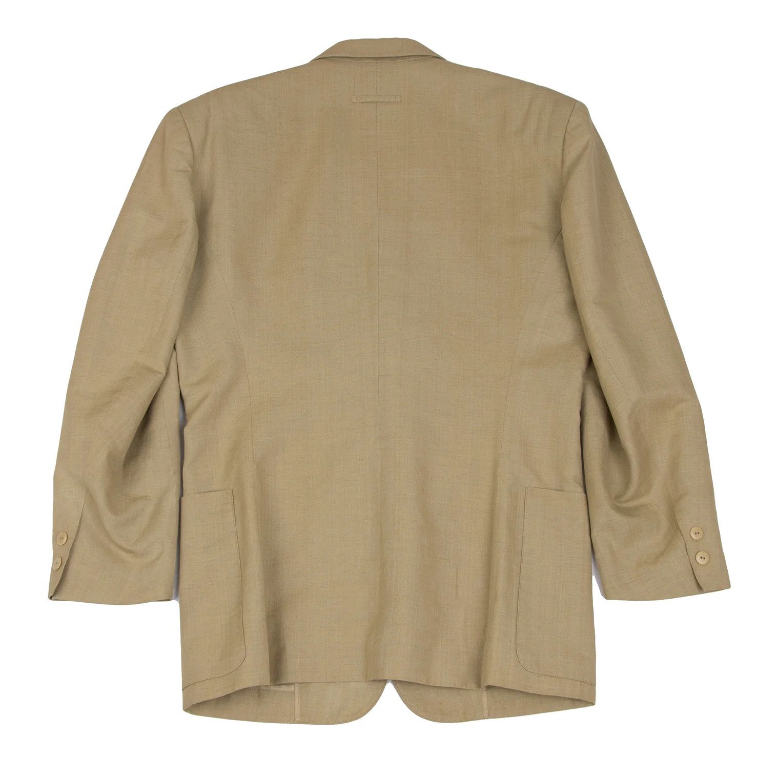 Jean Paul Gaultier Cotton Linen 3-Button Jacket in Beige, Size M Size US M / EU 48-50 / 2 - 15 Thumbnail