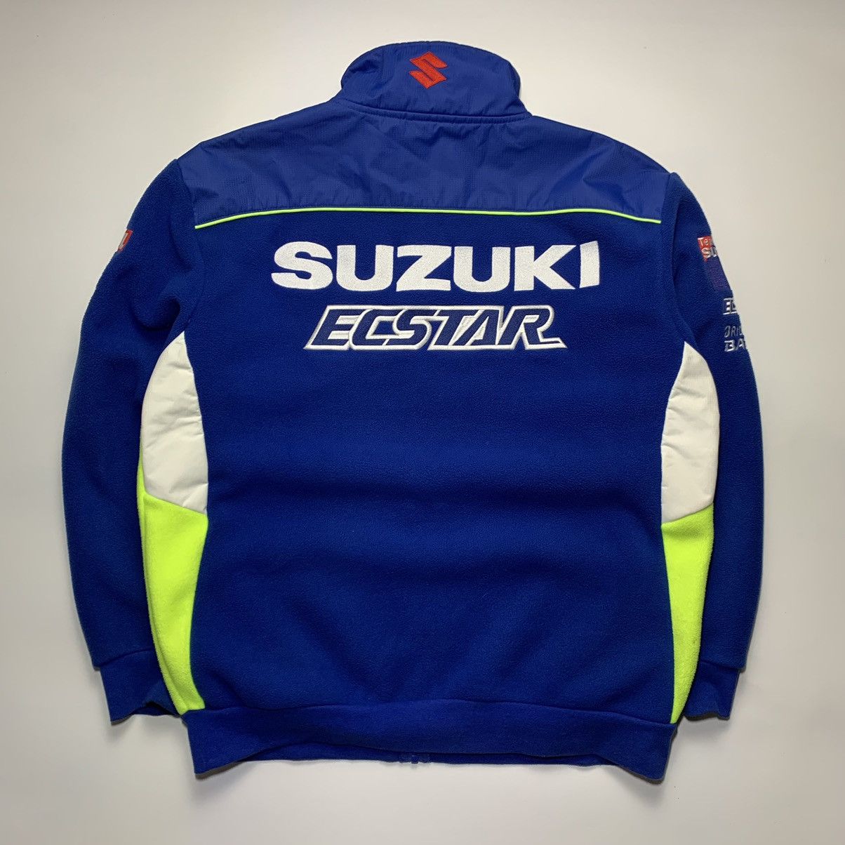 Vintage Vintage Suzuki ECSTAR RRGSX Japanese Racing Fleece Jacket Size US M / EU 48-50 / 2 - 10 Thumbnail