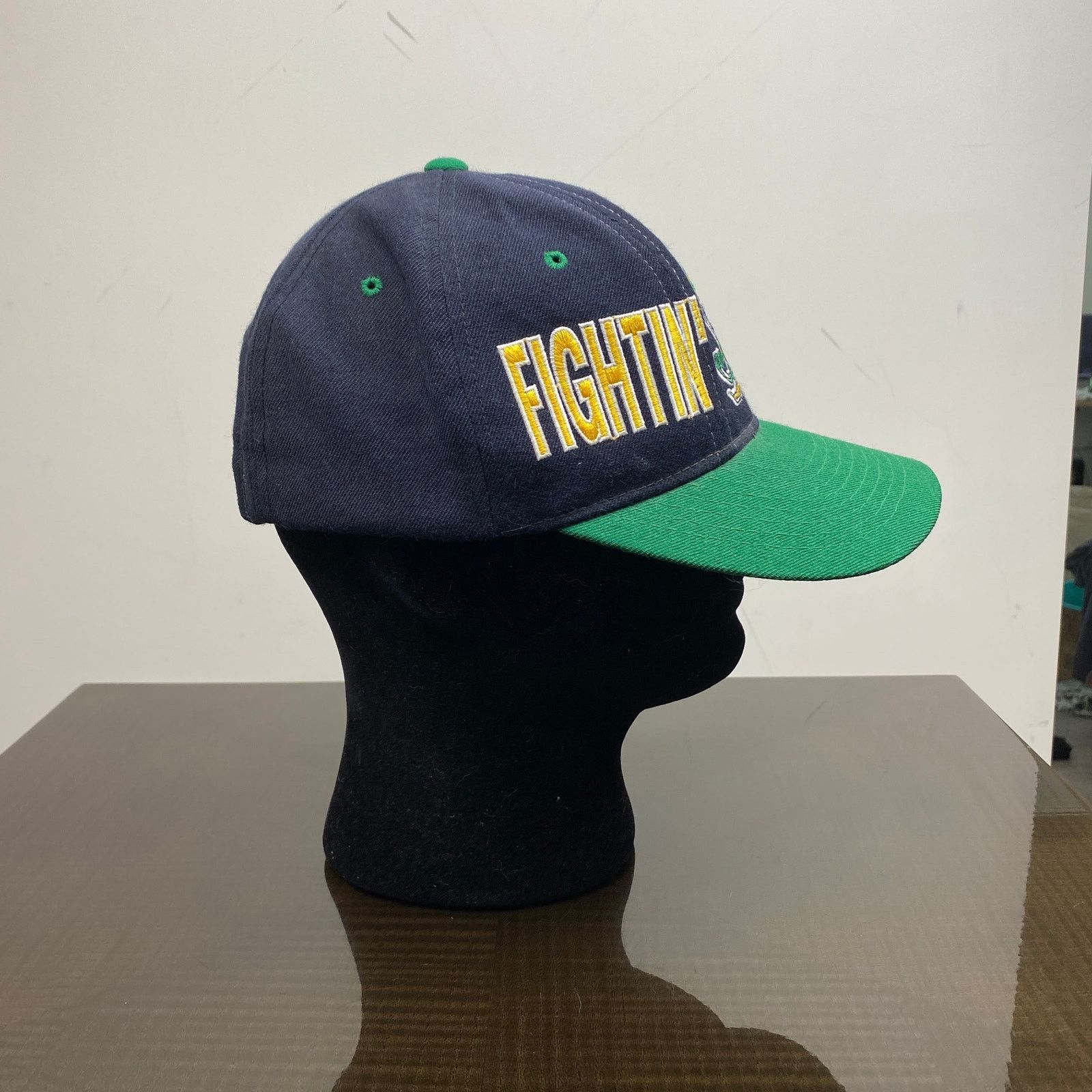 Starter × Vintage VTG 90s Starter Notre Dame Fighting Irish Wool Snapback Hat Size ONE SIZE - 3 Thumbnail