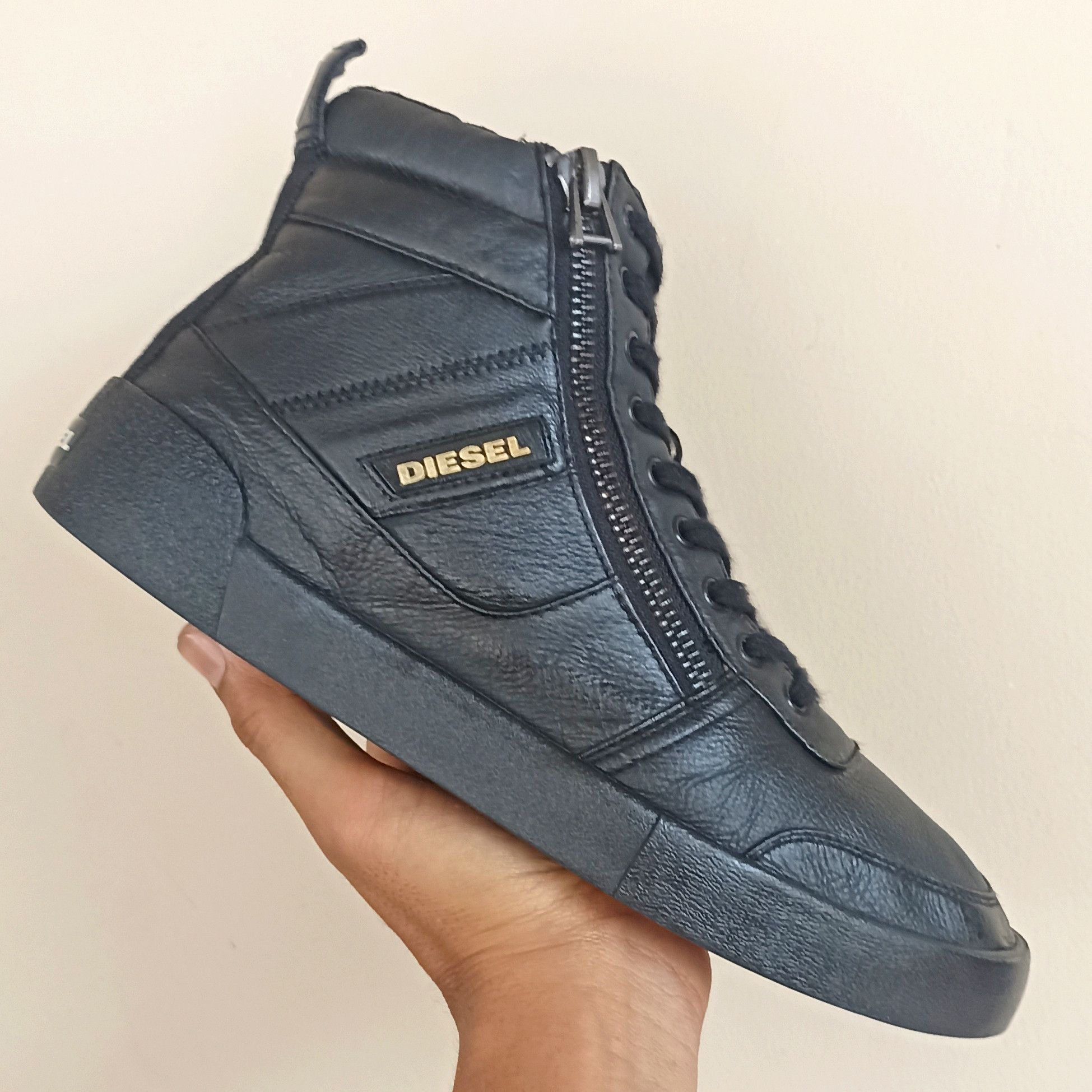 Diesel DIESEL S DVELOWS Fullblack Sneakers Size US 11.5 / EU 44-45 - 6 Thumbnail