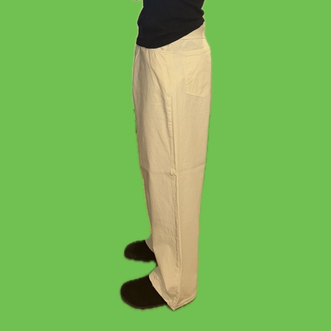 Zara Zara Wide Leg Trouser Off White Size US 42 / EU 58 - 4 Thumbnail